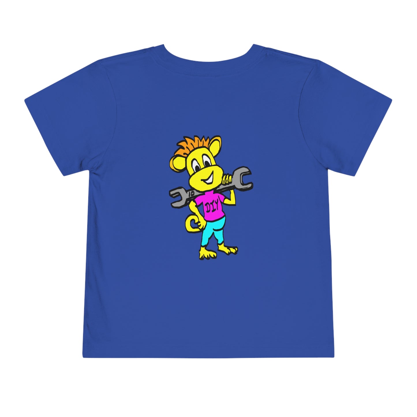 Toddler Short Sleeve Tee - DIY Monkey pink top
