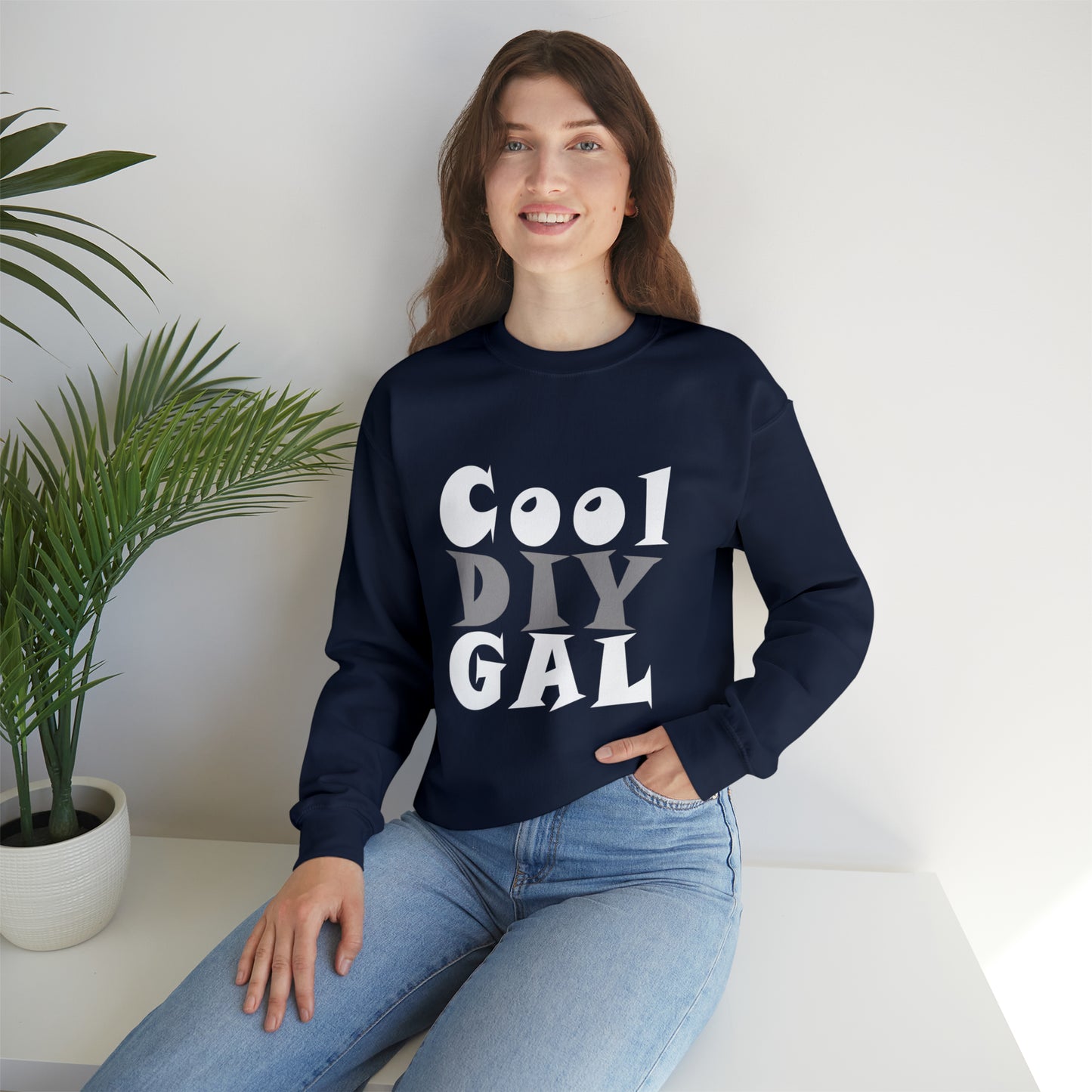 Unisex Heavy Blend™ Crewneck Sweatshirt - Cool DIY Gal Collection
