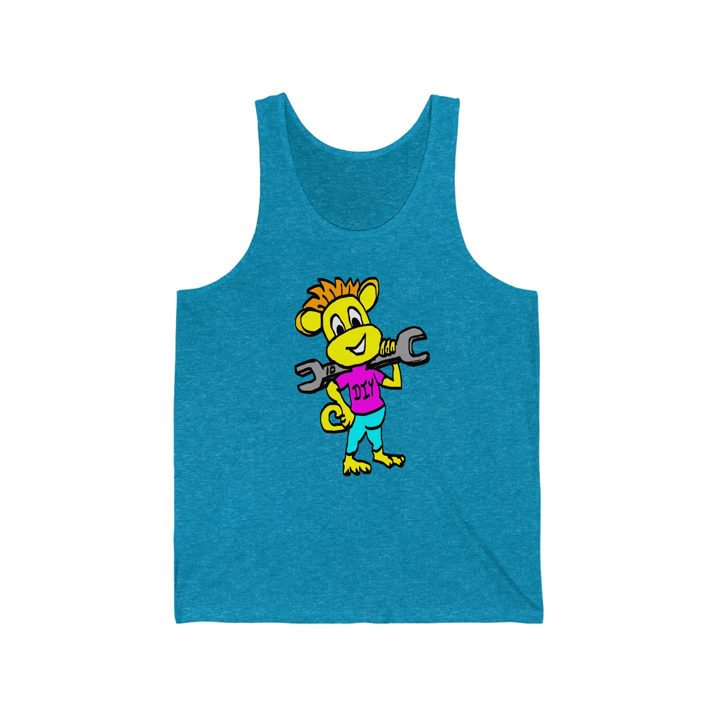 Unisex Jersey Tank - DIY Monkey Pink top