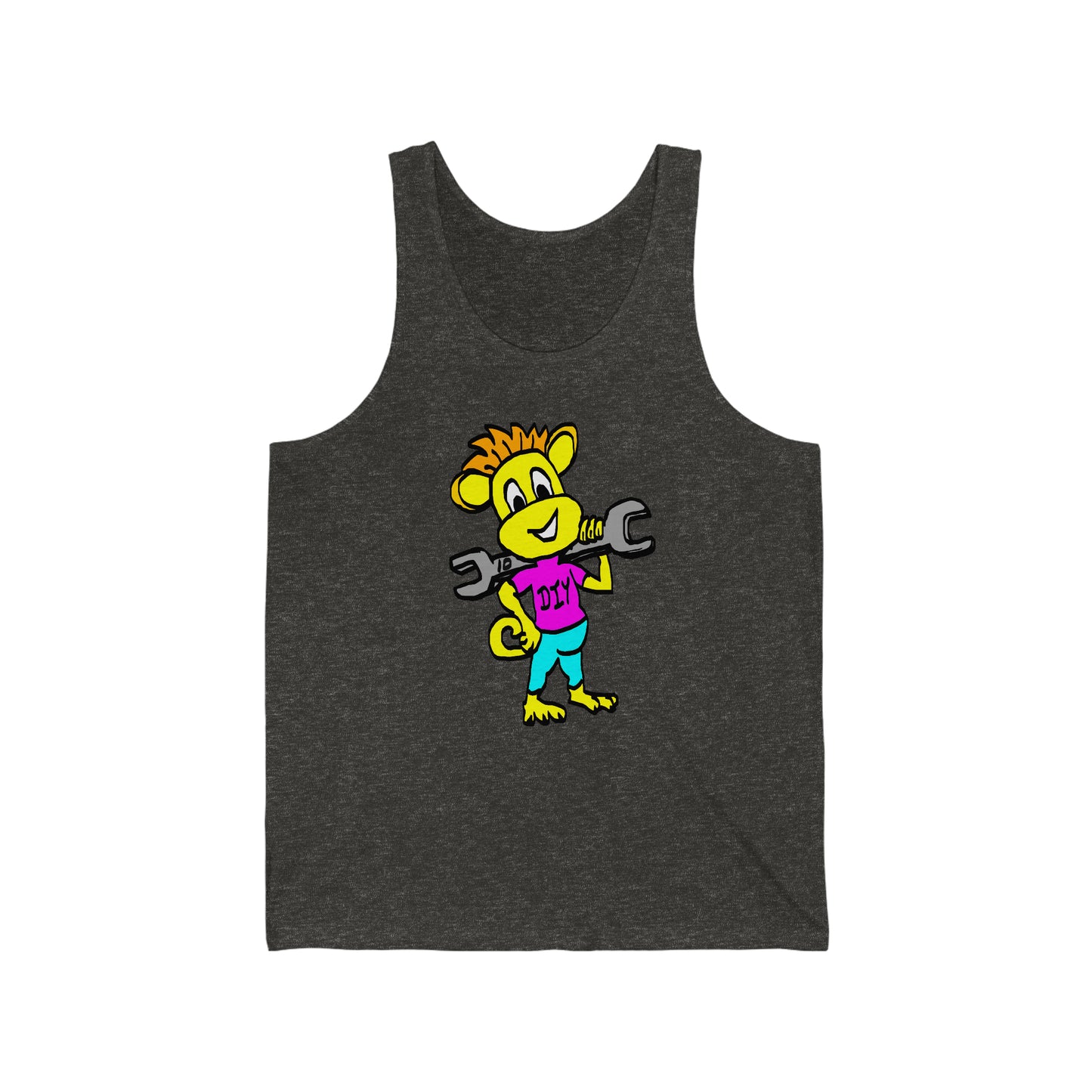 Unisex Jersey Tank - DIY Monkey Pink top