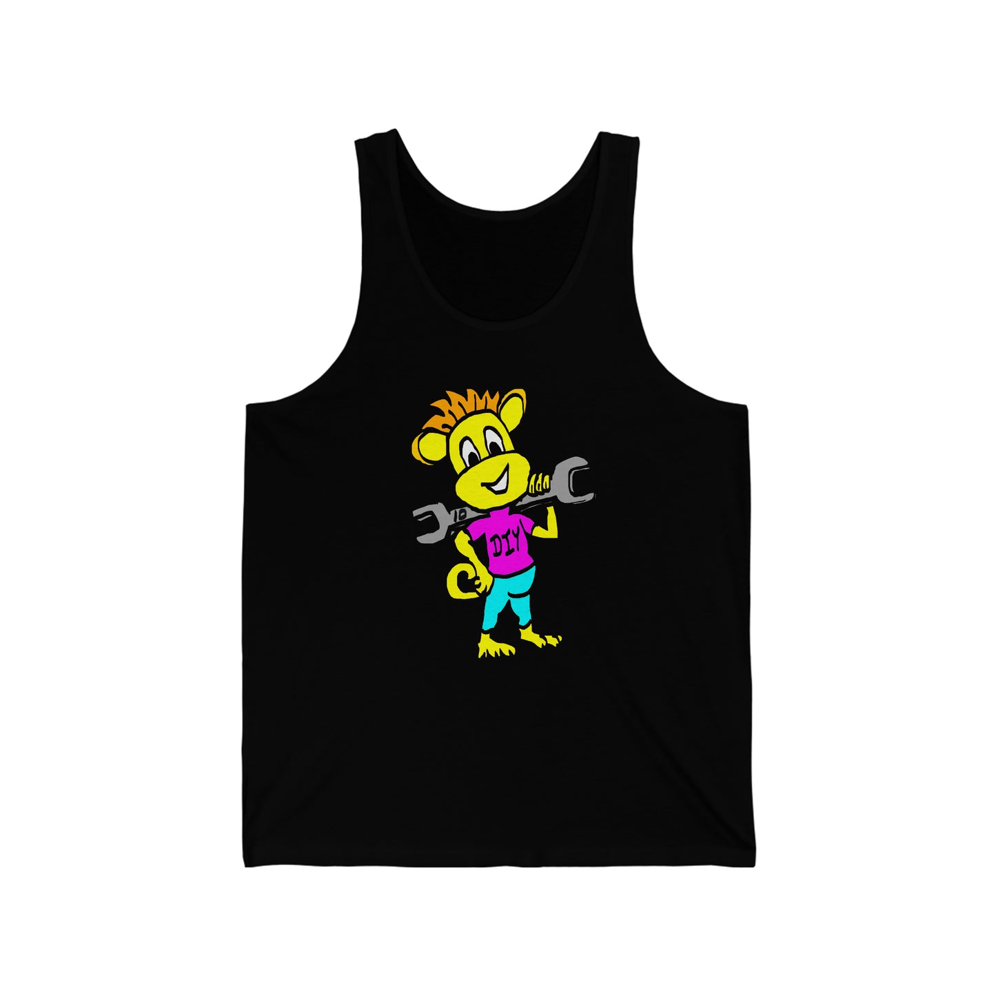 Unisex Jersey Tank - DIY Monkey Pink top