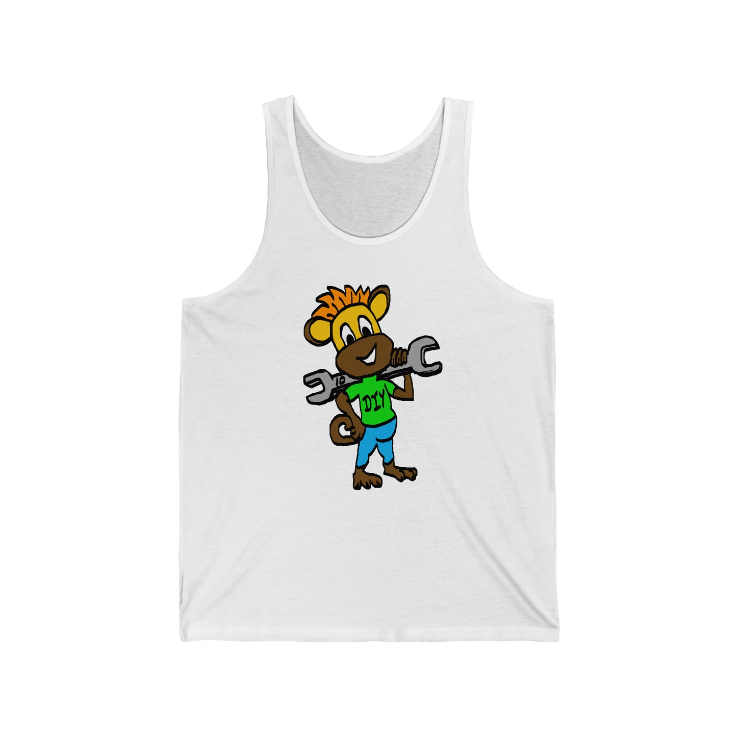 Unisex Jersey Tank - DIY Monkey Green top
