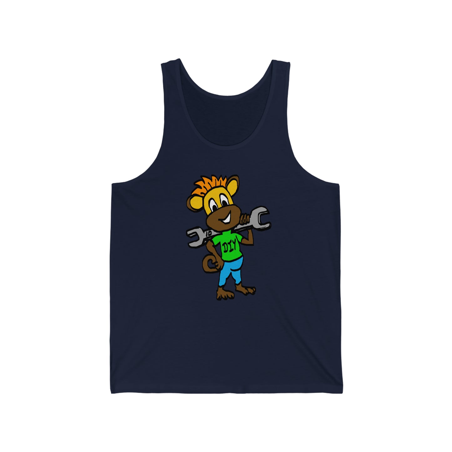 Unisex Jersey Tank - DIY Monkey Green top