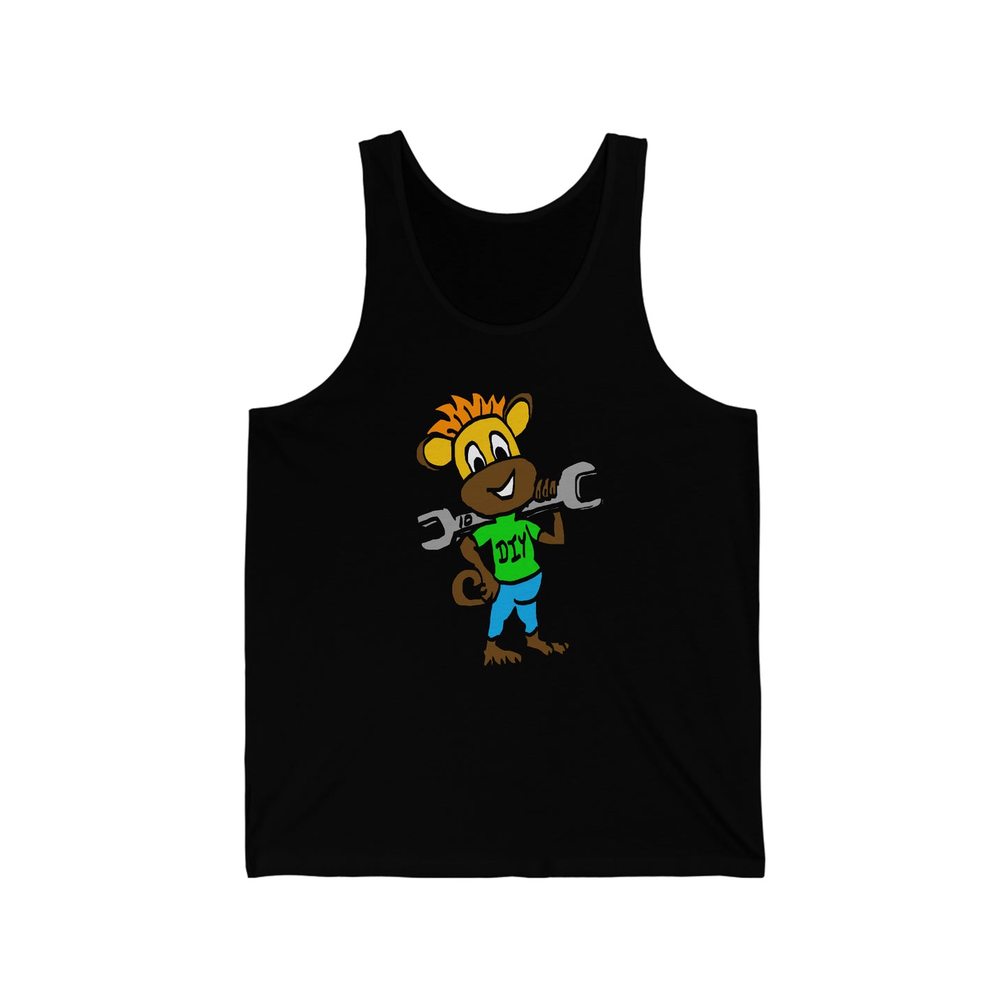 Unisex Jersey Tank - DIY Monkey Green top