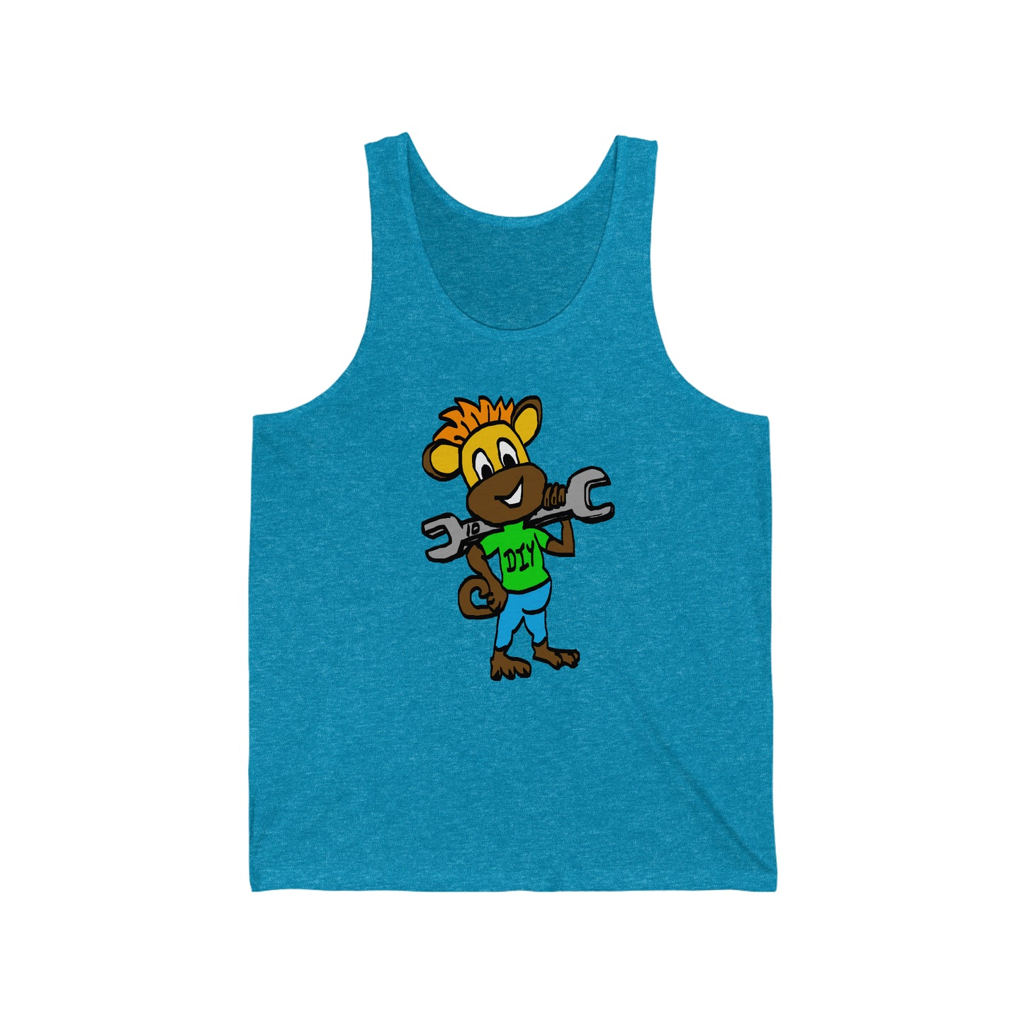 Unisex Jersey Tank - DIY Monkey Green top