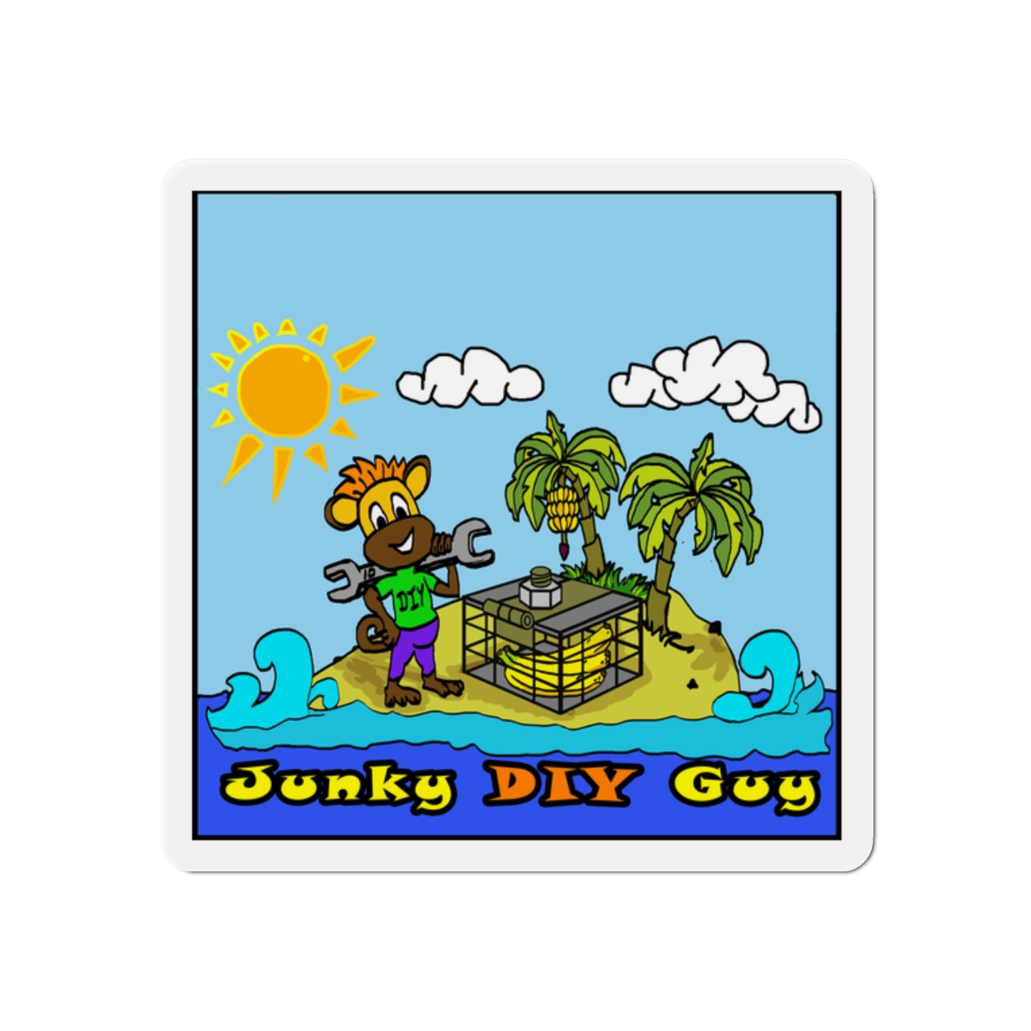 Banana Holiday Fridge Magnet