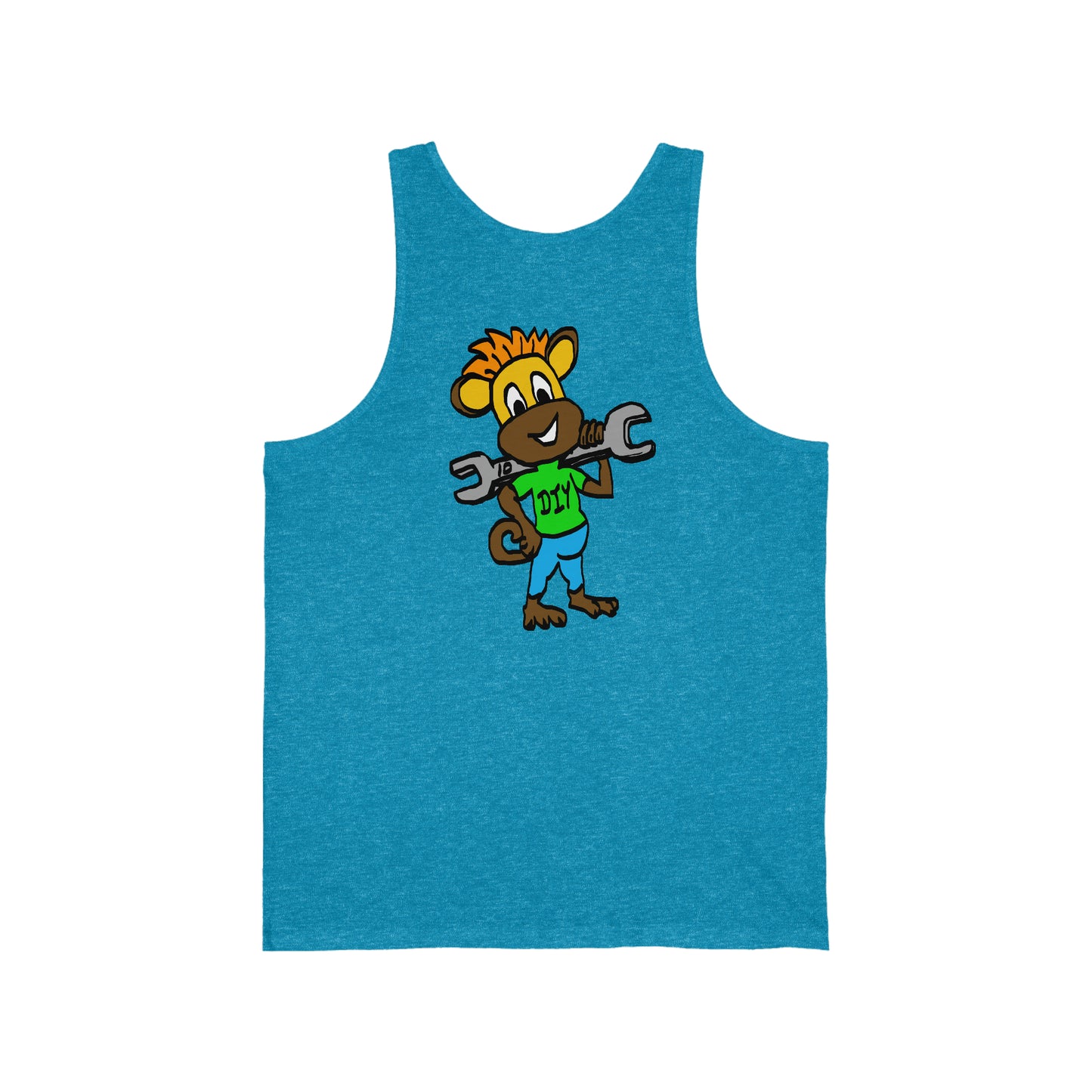 Unisex Jersey Tank - DIY Monkey Green top