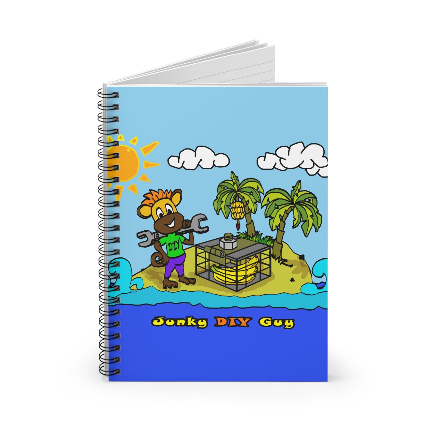 Banana Holiday Spiral Notebook - Ruled Line