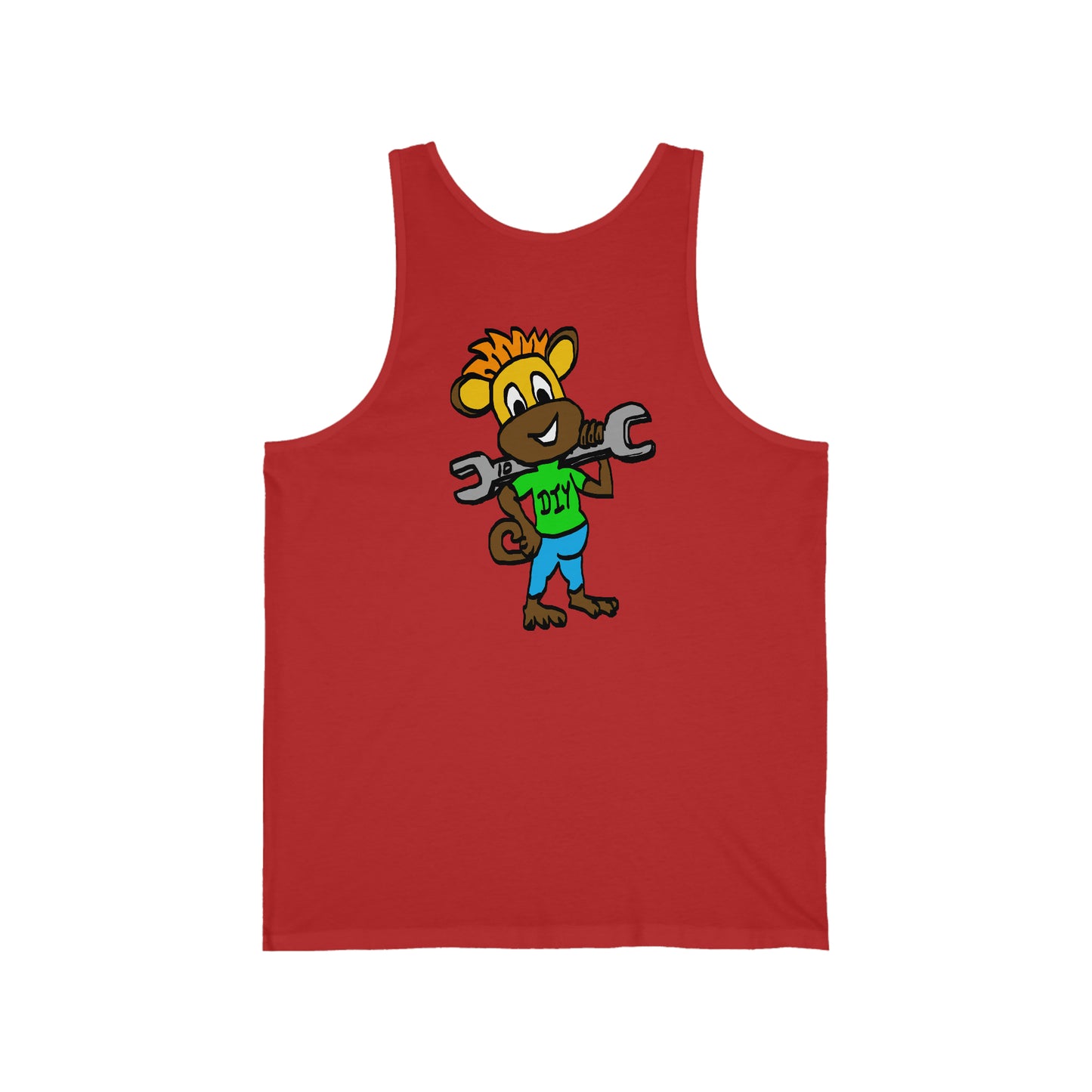 Unisex Jersey Tank - DIY Monkey Green top
