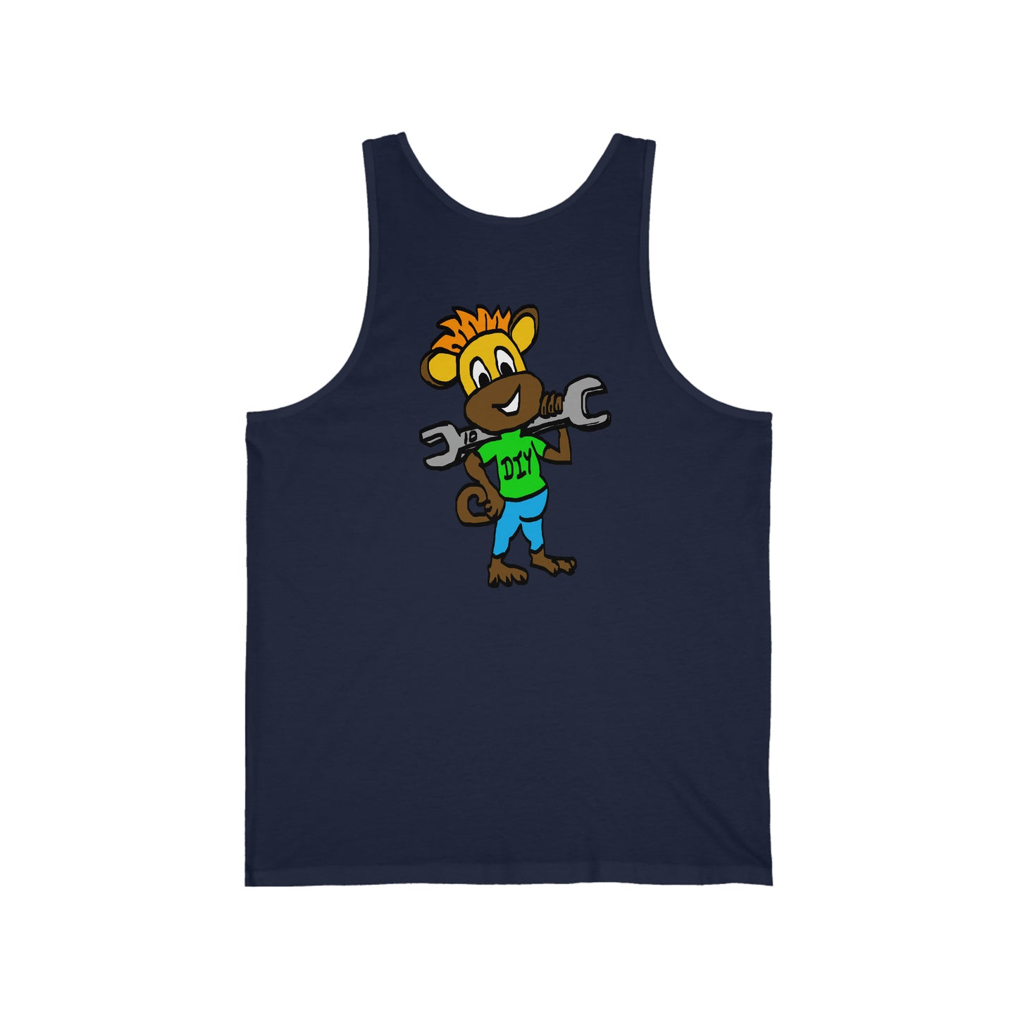 Unisex Jersey Tank - DIY Monkey Green top