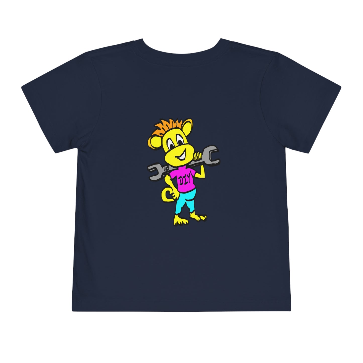 Toddler Short Sleeve Tee - DIY Monkey pink top