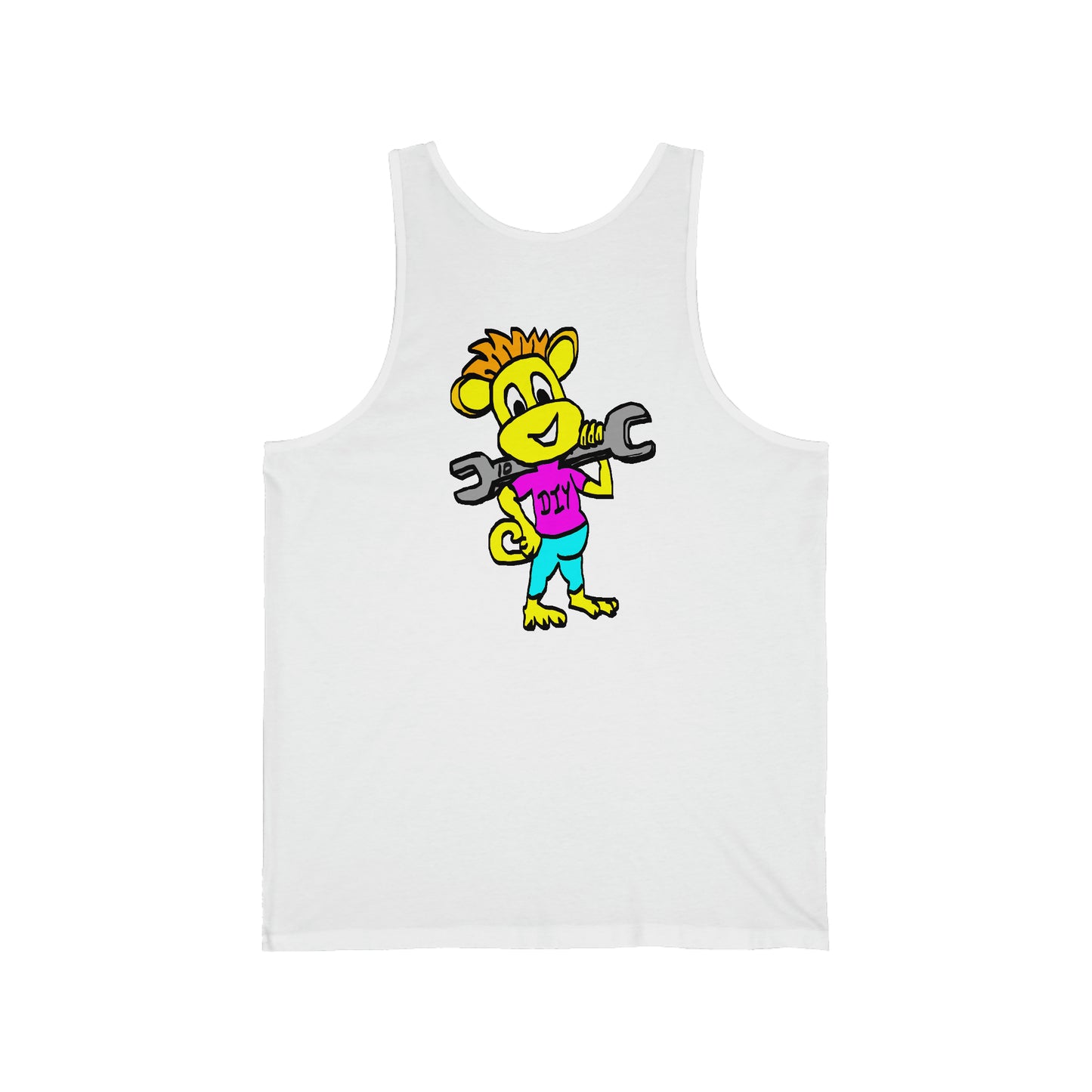 Unisex Jersey Tank - DIY Monkey Pink top