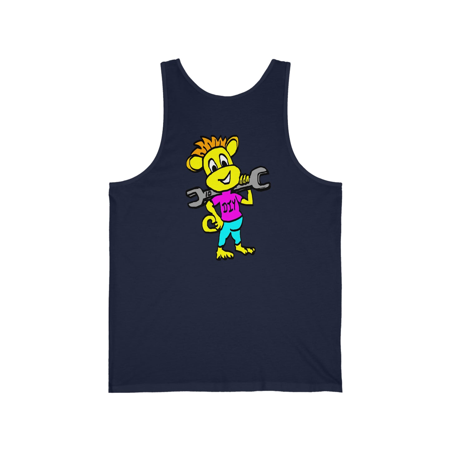 Unisex Jersey Tank - DIY Monkey Pink top