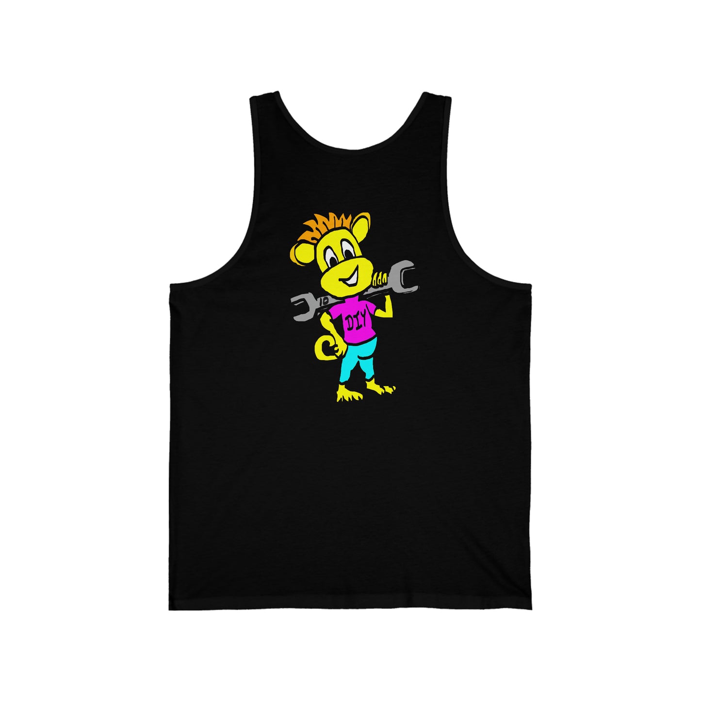 Unisex Jersey Tank - DIY Monkey Pink top