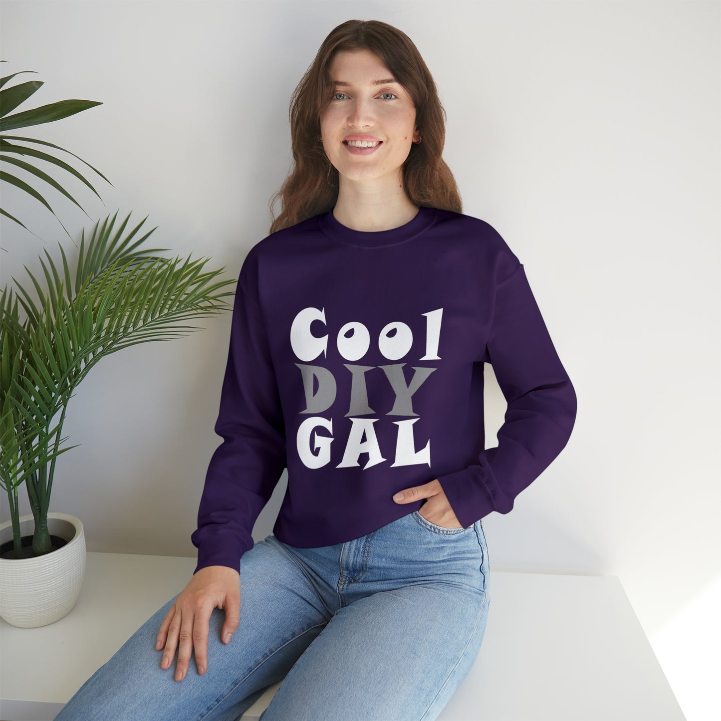 Unisex Heavy Blend™ Crewneck Sweatshirt - Cool DIY Gal Collection