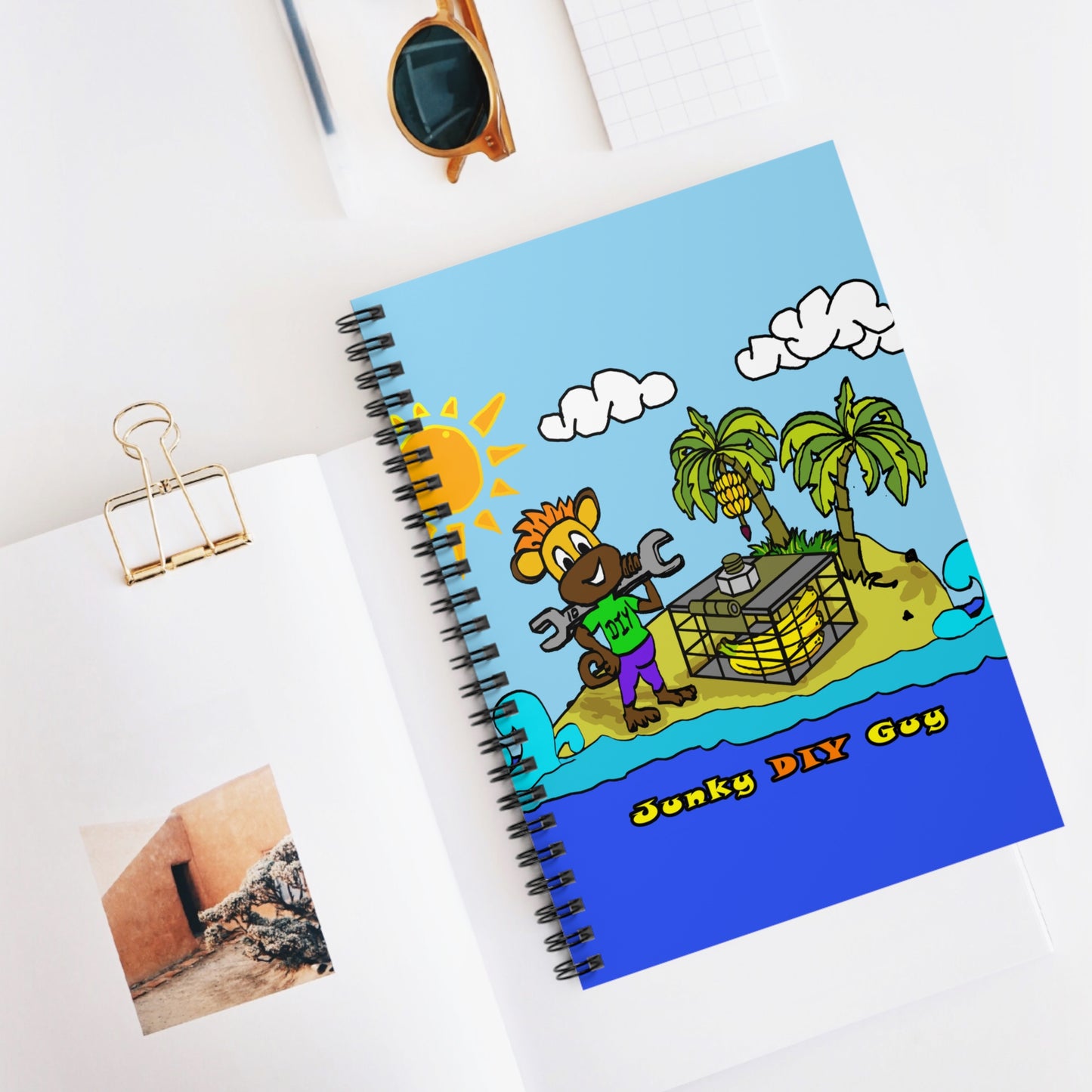 Banana Holiday Spiral Notebook - Ruled Line