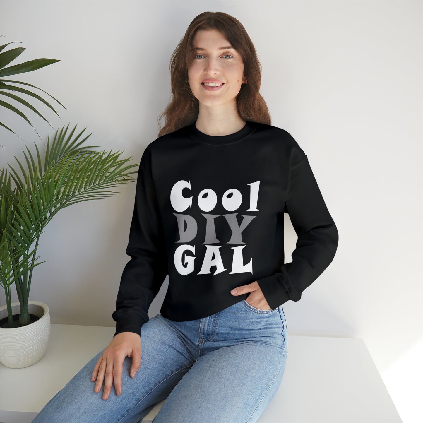 Unisex Heavy Blend™ Crewneck Sweatshirt - Cool DIY Gal Collection