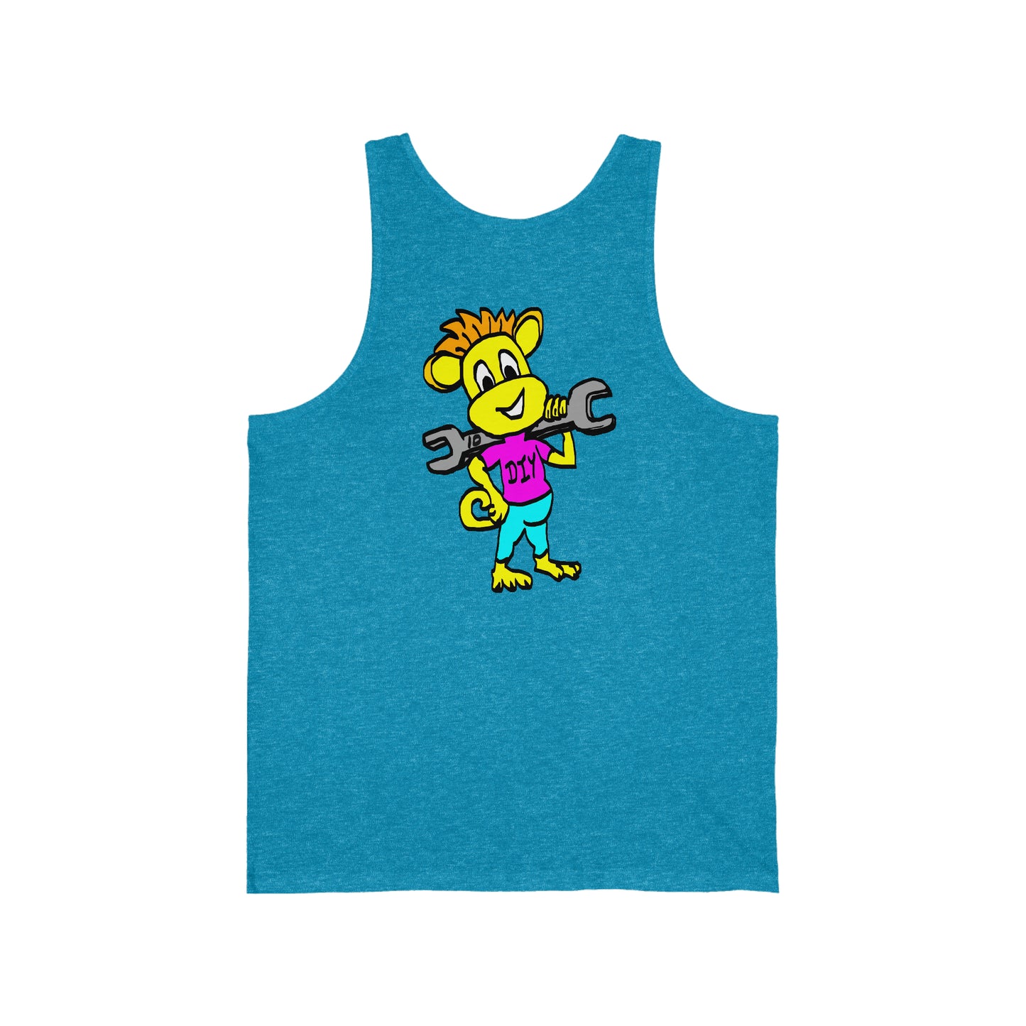 Unisex Jersey Tank - DIY Monkey Pink top