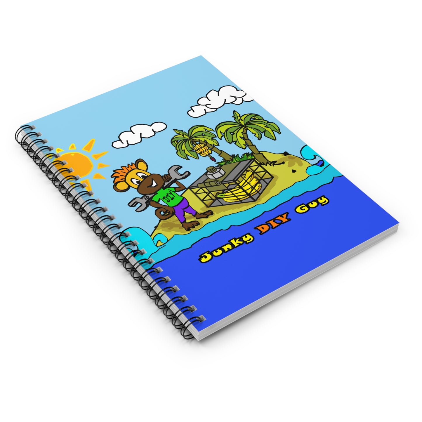 Banana Holiday Spiral Notebook - Ruled Line
