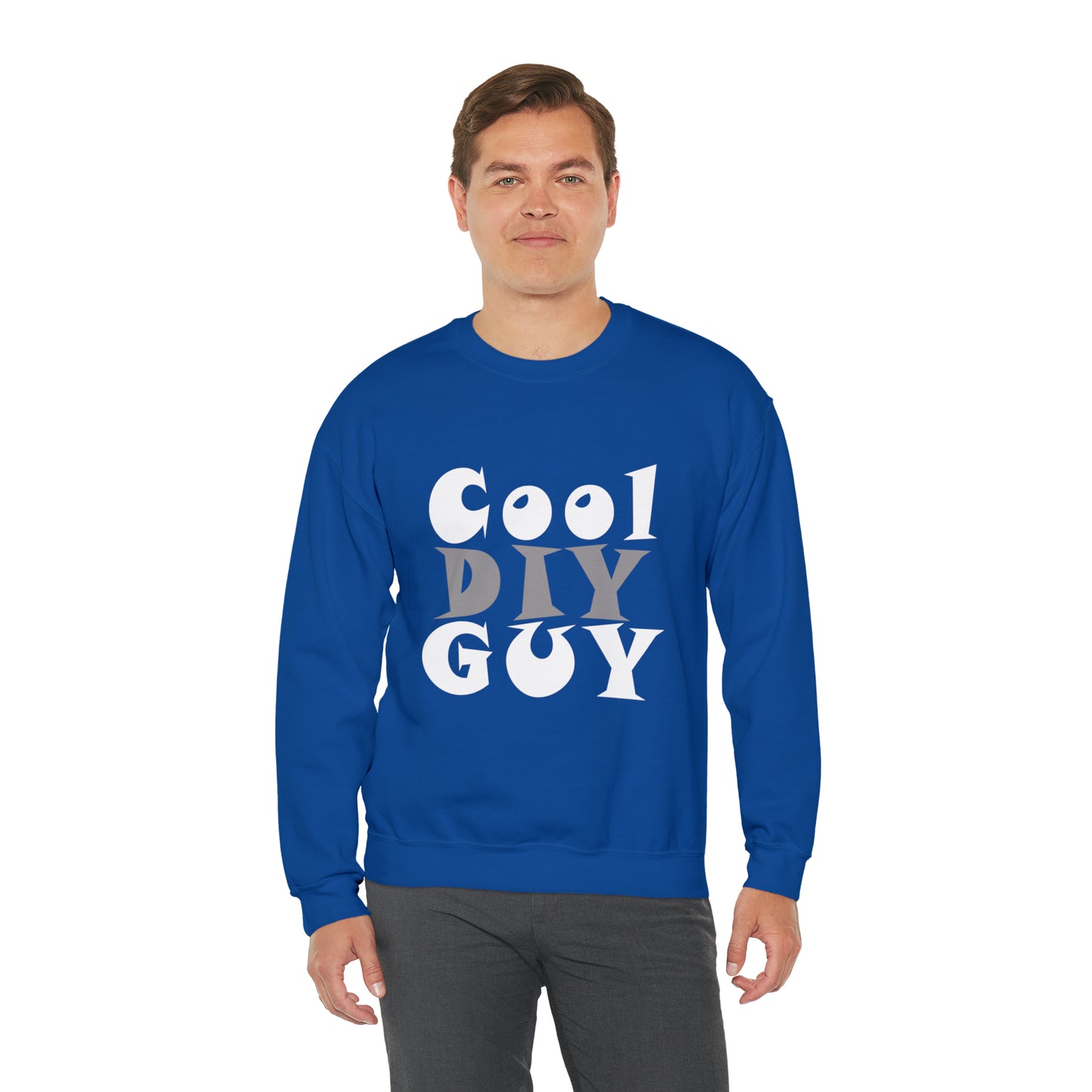 Unisex Heavy Blend™ Crewneck Sweatshirt - Cool DIY Guy Collection