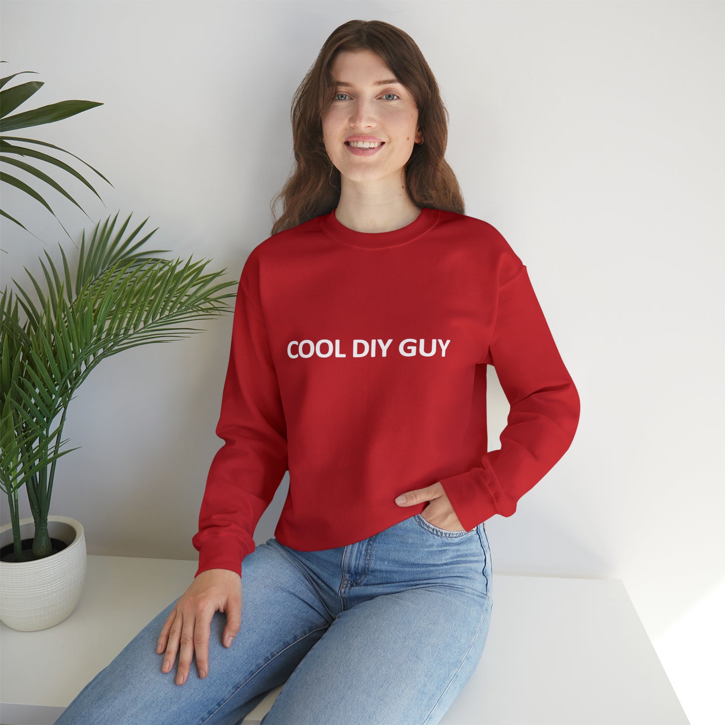 Unisex Heavy Blend™ Crewneck Sweatshirt - Cool DIY Guy Collection