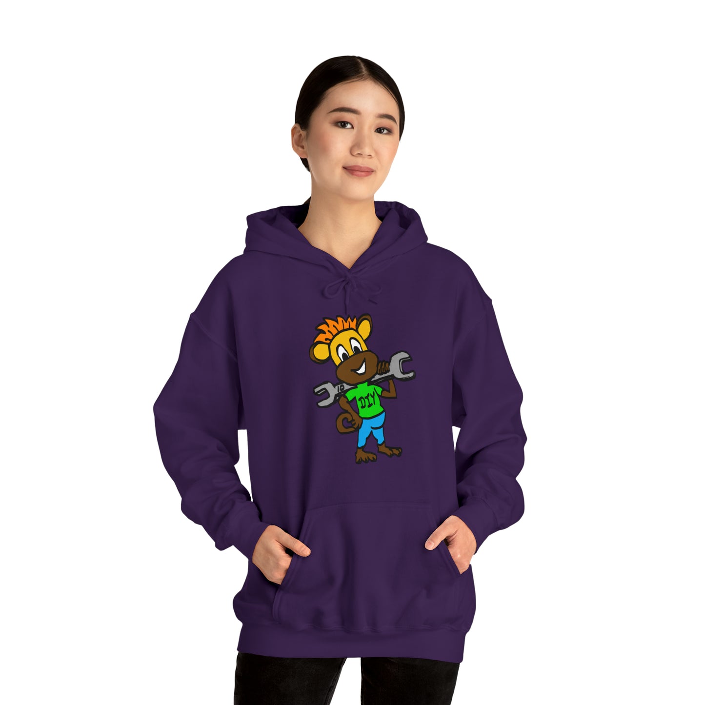 Unisex Heavy Blend™ Hooded Sweatshirt - DIY Monkey Collection