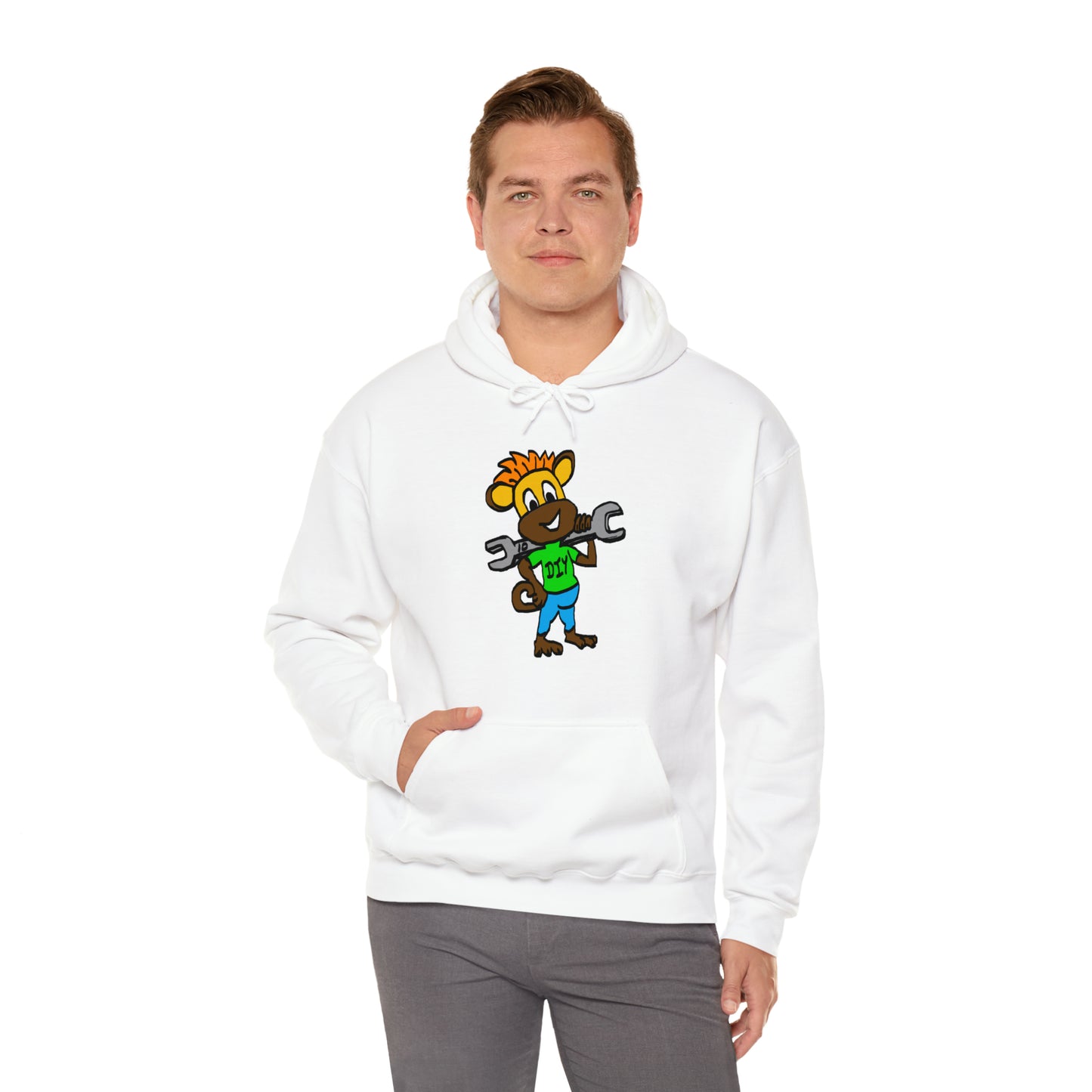 Unisex Heavy Blend™ Hooded Sweatshirt - DIY Monkey Collection