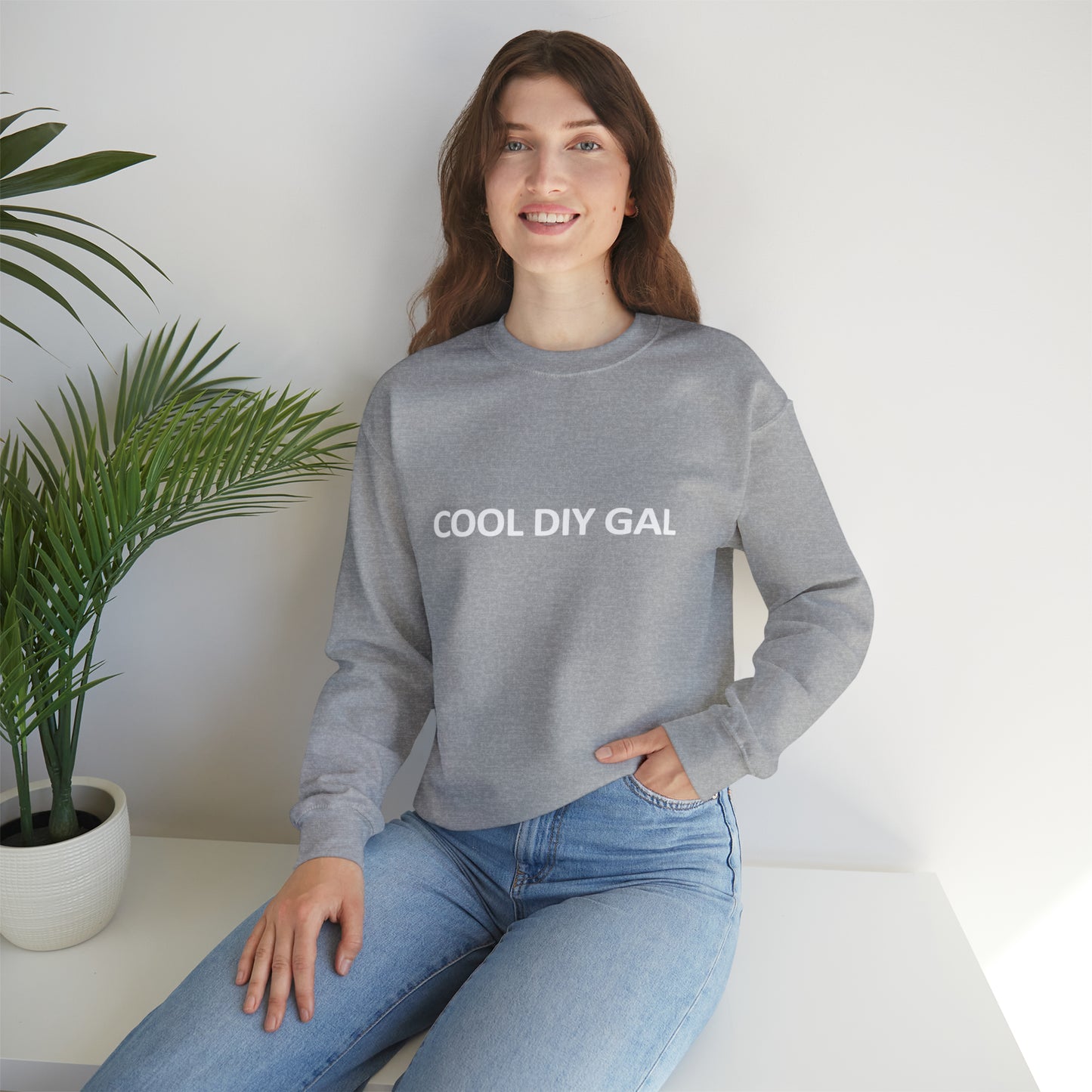 Unisex Heavy Blend™ Crewneck Sweatshirt - Cool DIY Gal Collection