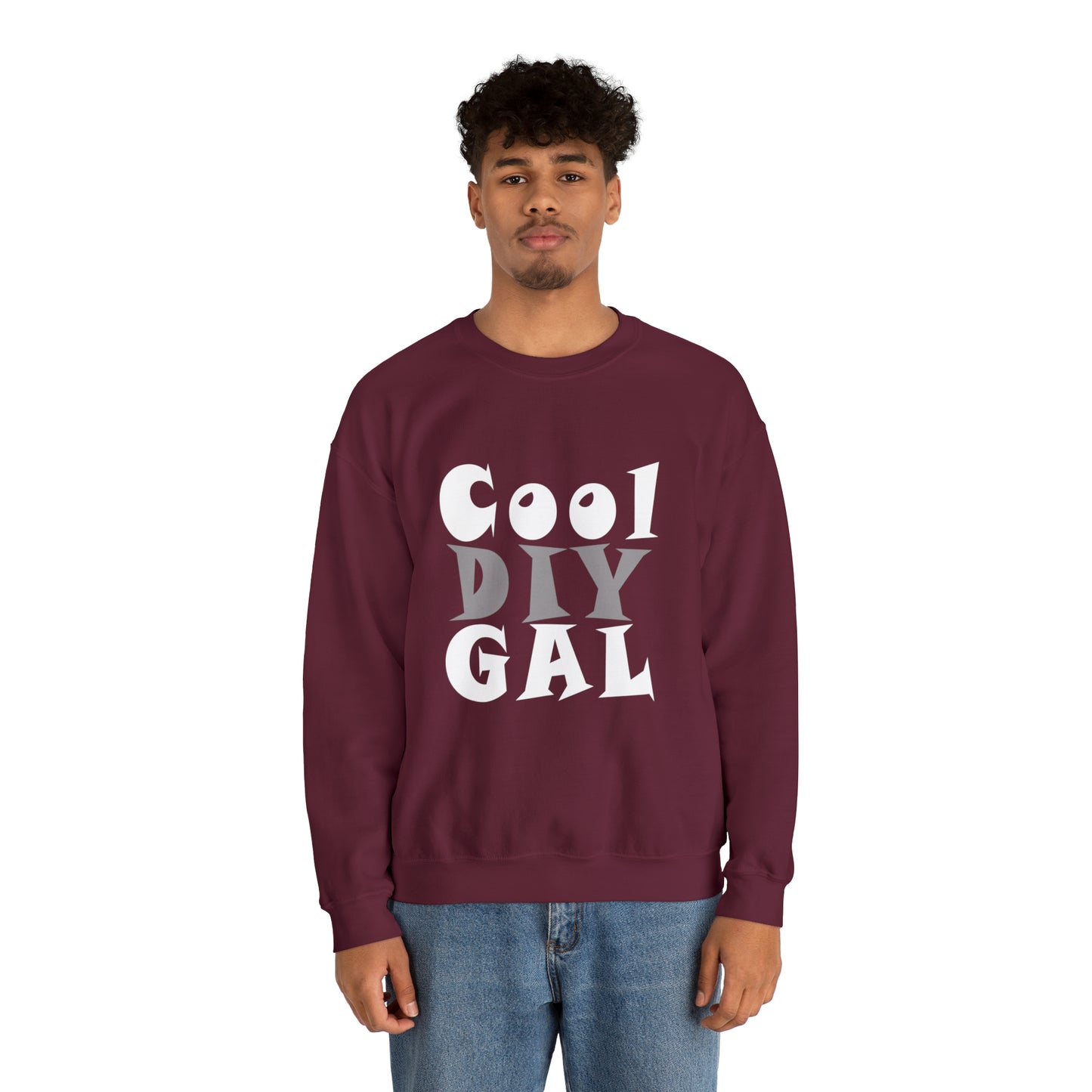 Unisex Heavy Blend™ Crewneck Sweatshirt - Cool DIY Gal Collection