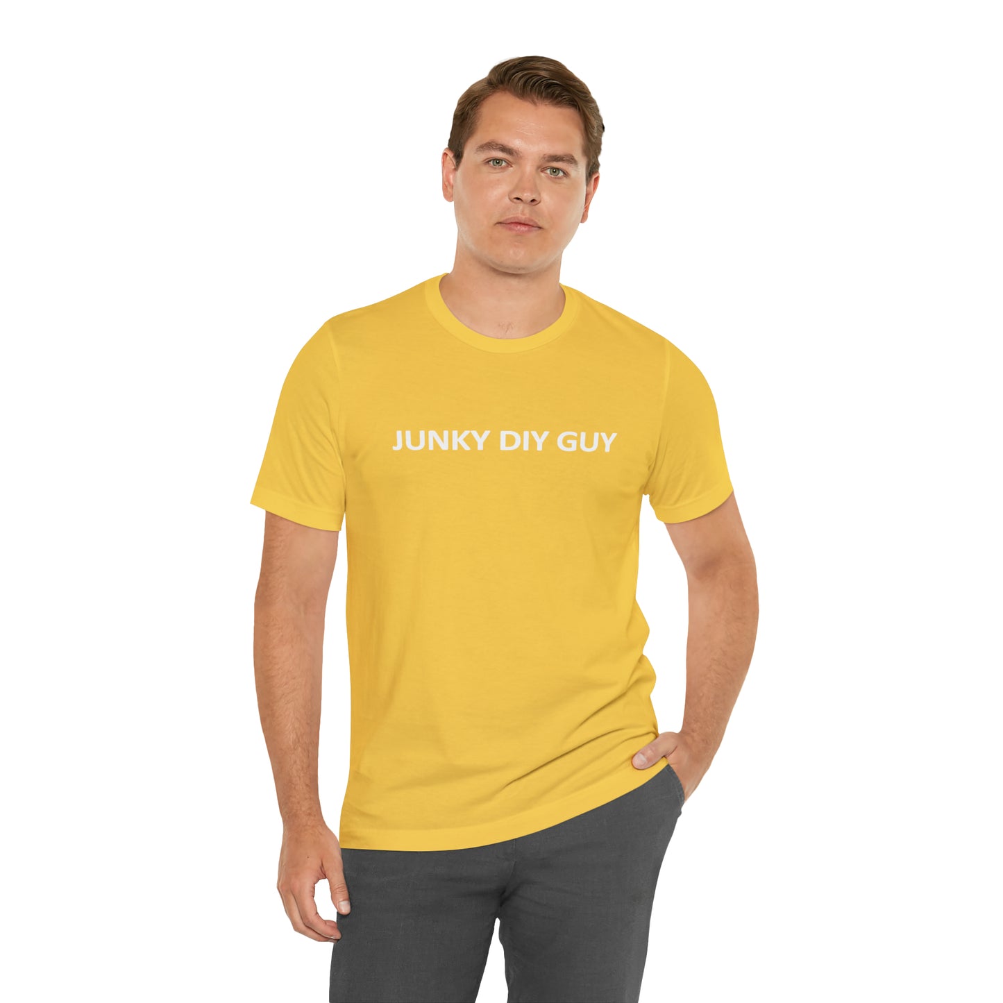 Unisex Jersey Short Sleeve Tee - Junky DIY Guy Collection