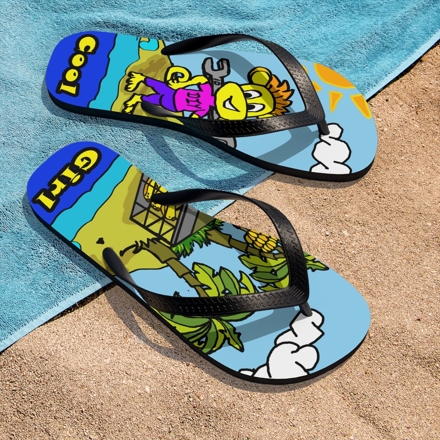 Cool Girl Flip-Flops Large