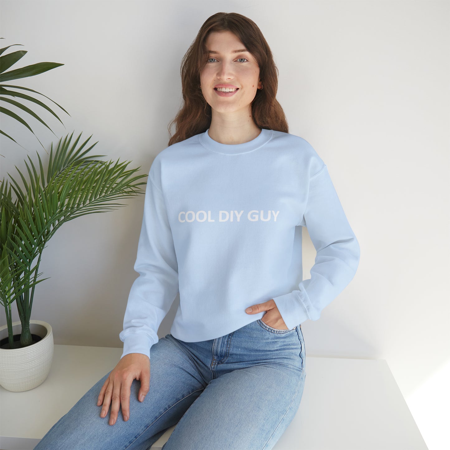 Unisex Heavy Blend™ Crewneck Sweatshirt - Cool DIY Guy Collection