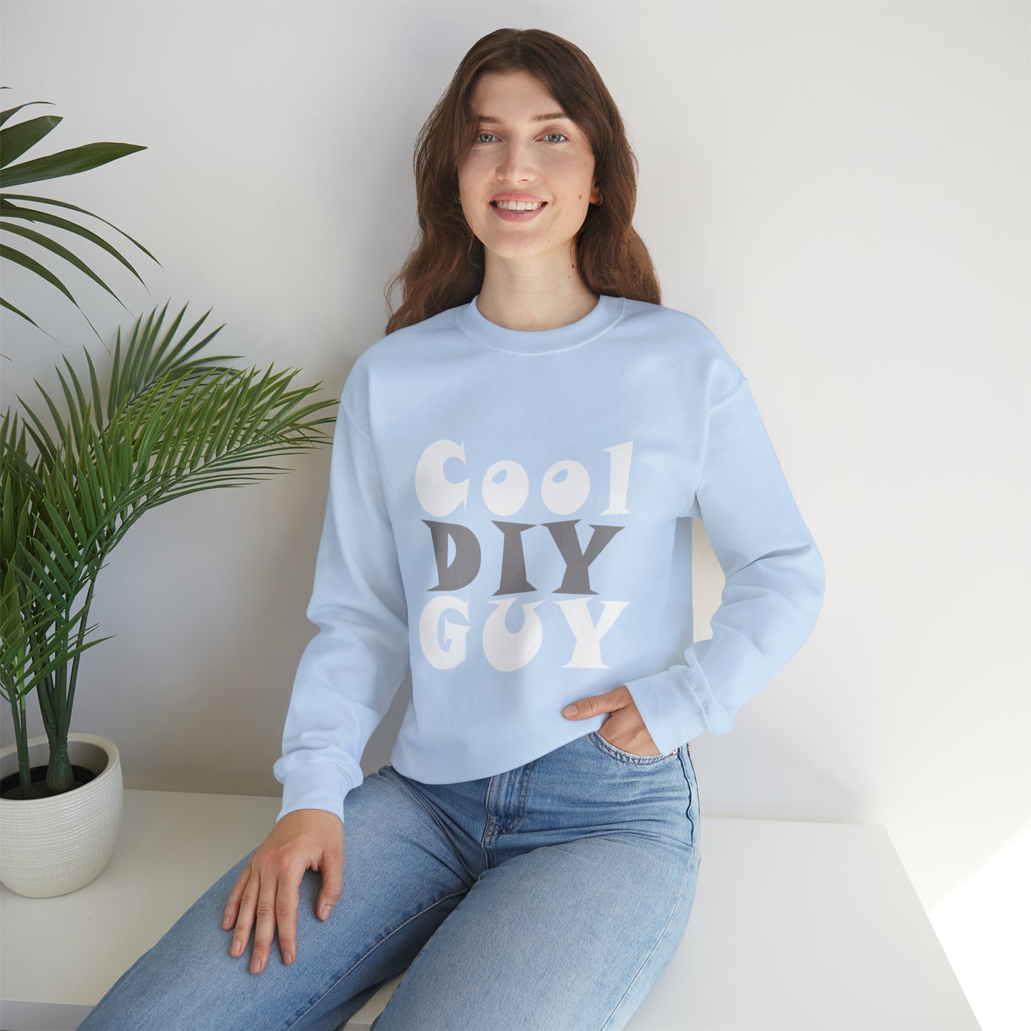 Unisex Heavy Blend™ Crewneck Sweatshirt - Cool DIY Guy Collection