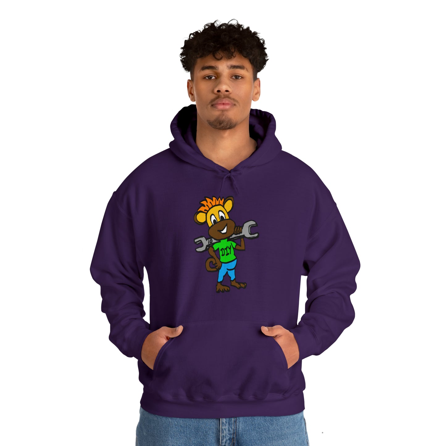 Unisex Heavy Blend™ Hooded Sweatshirt - DIY Monkey Collection