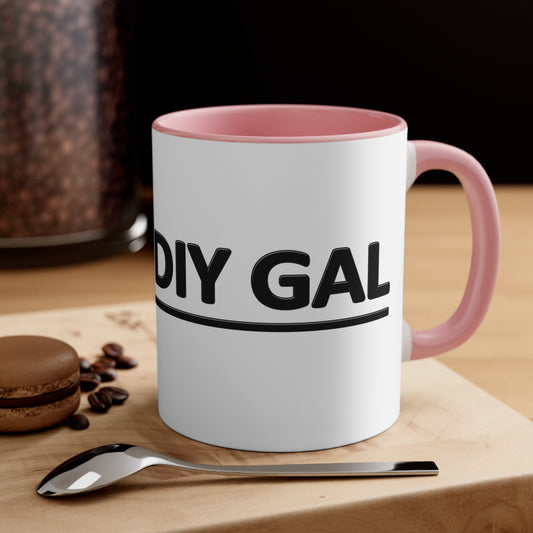 Accent Coffee Mug, 11oz - Cool DIY Gal