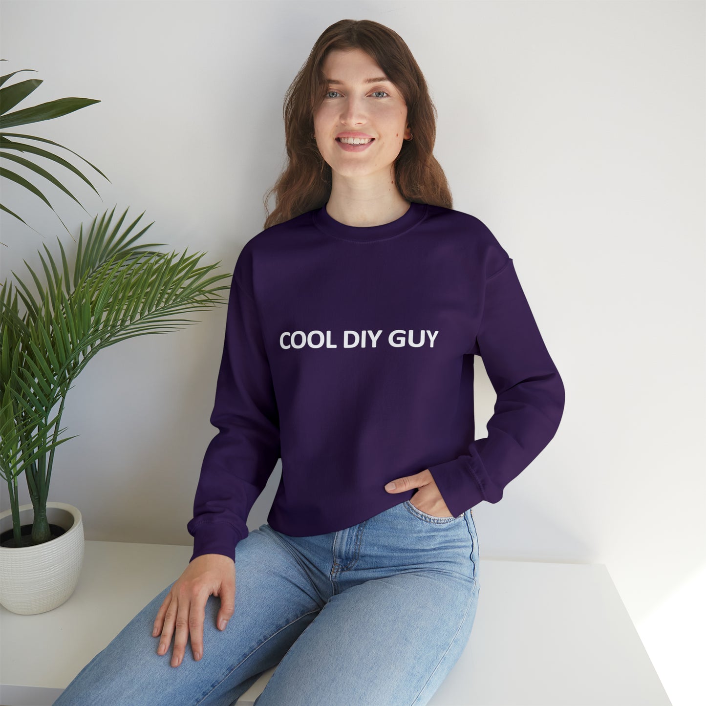 Unisex Heavy Blend™ Crewneck Sweatshirt - Cool DIY Guy Collection