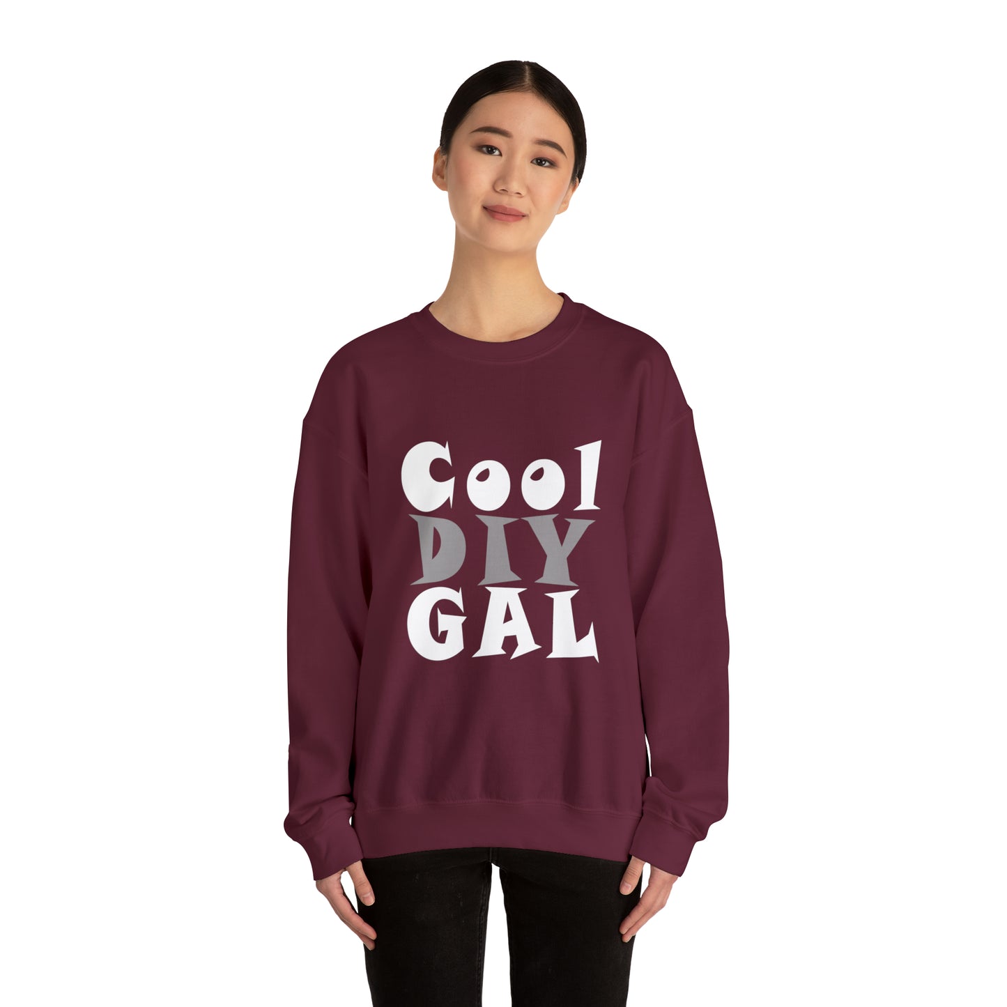 Unisex Heavy Blend™ Crewneck Sweatshirt - Cool DIY Gal Collection