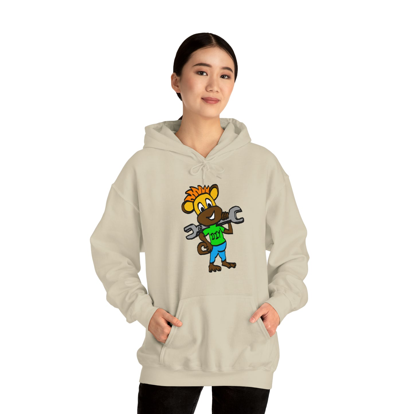 Unisex Heavy Blend™ Hooded Sweatshirt - DIY Monkey Collection