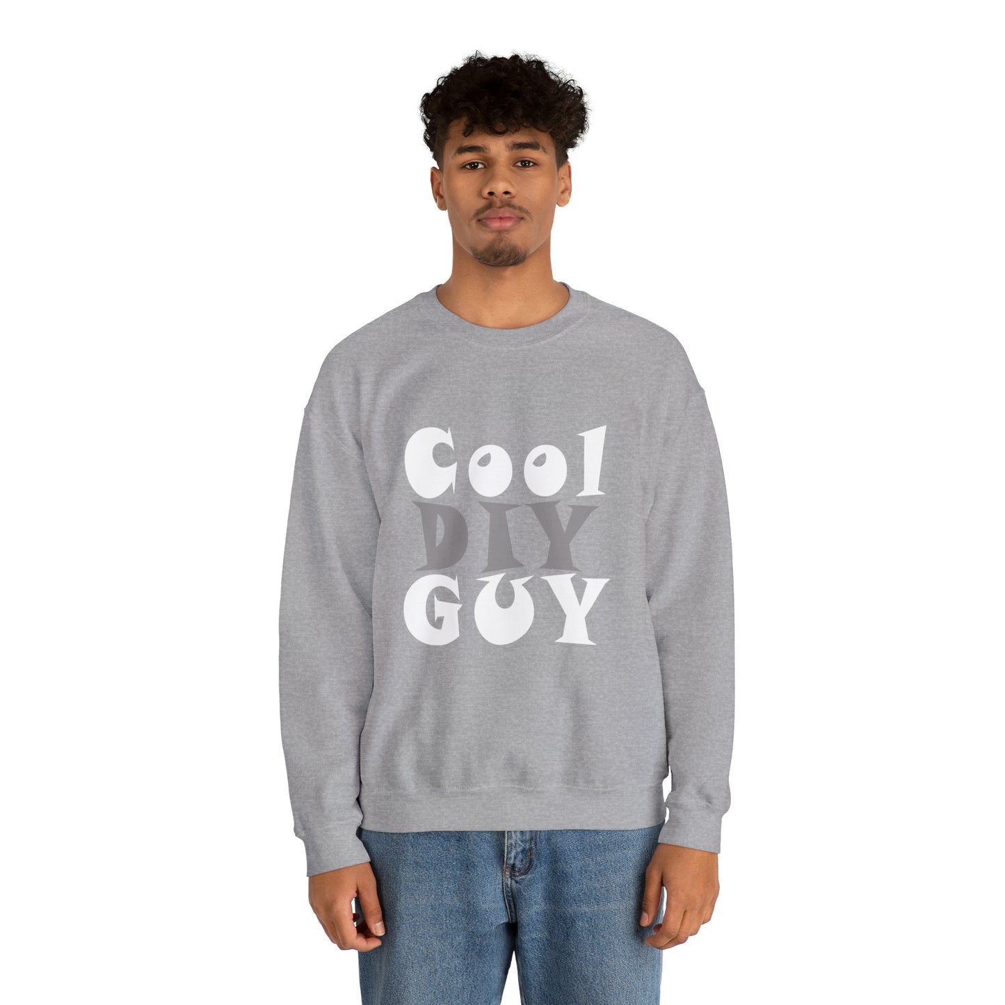 Unisex Heavy Blend™ Crewneck Sweatshirt - Cool DIY Guy Collection