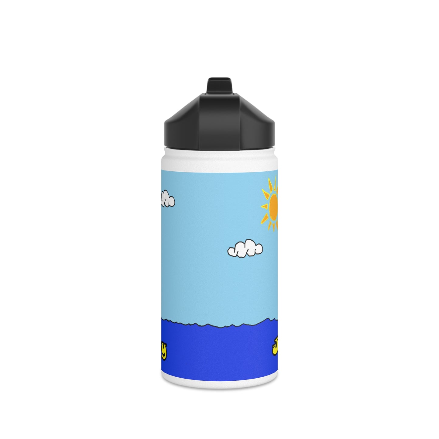 Banana Holiday Stainless Steel Water Bottle - Standard Lid