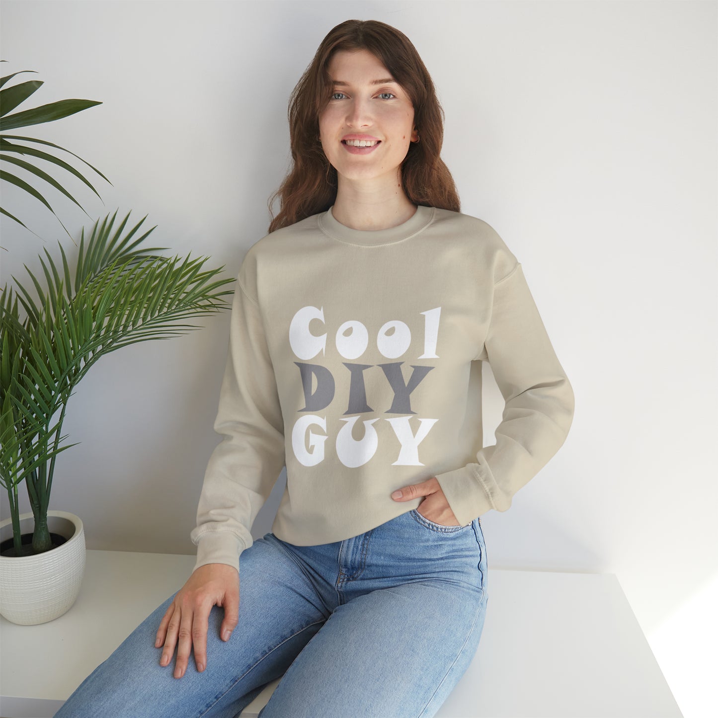 Unisex Heavy Blend™ Crewneck Sweatshirt - Cool DIY Guy Collection