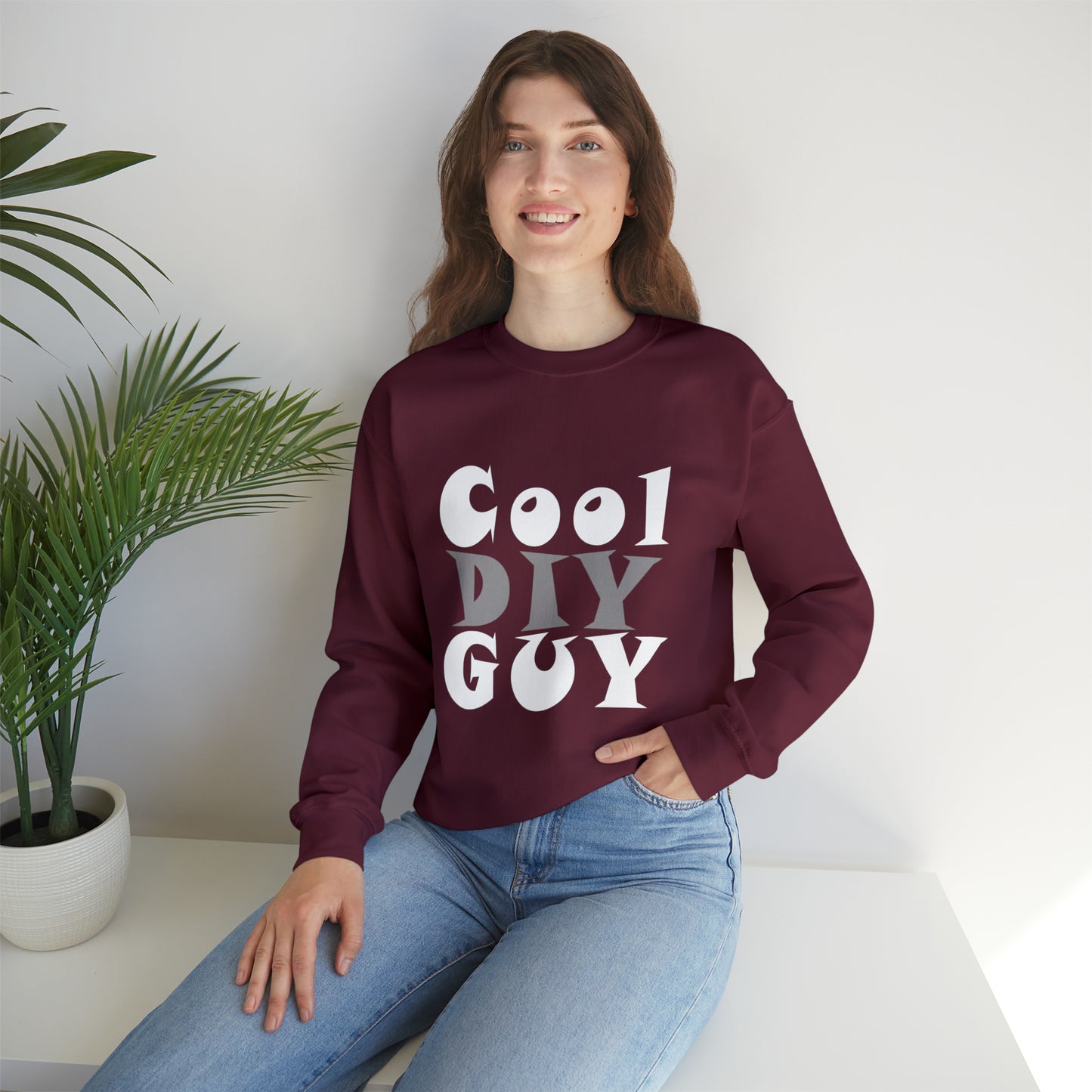 Unisex Heavy Blend™ Crewneck Sweatshirt - Cool DIY Guy Collection