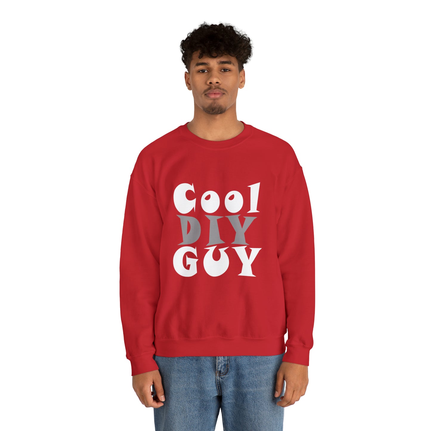 Unisex Heavy Blend™ Crewneck Sweatshirt - Cool DIY Guy Collection