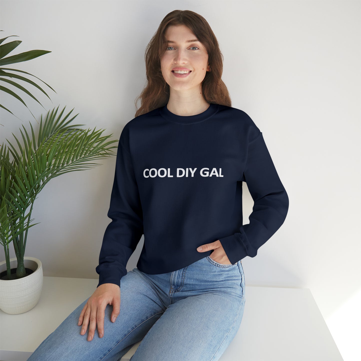 Unisex Heavy Blend™ Crewneck Sweatshirt - Cool DIY Gal Collection