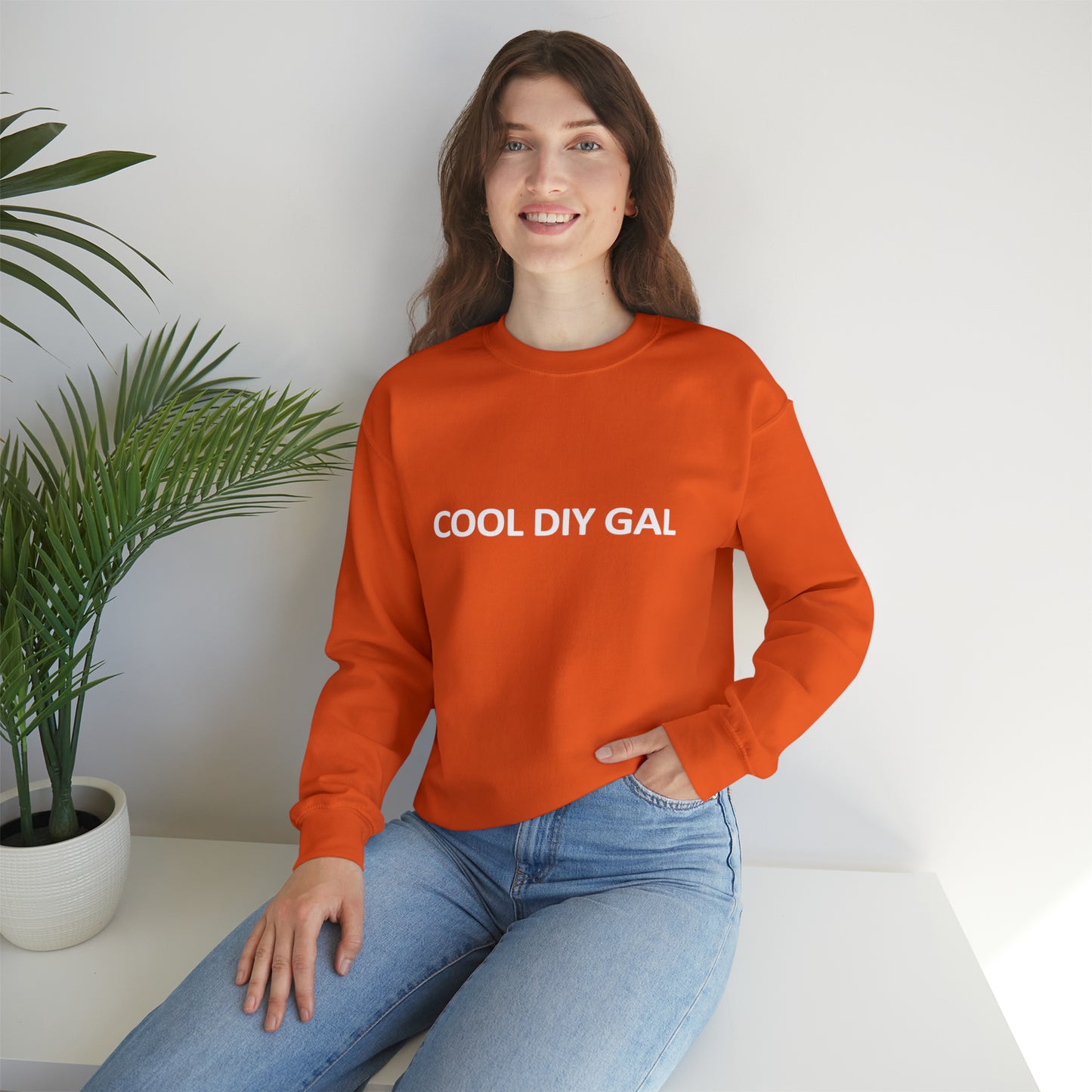 Unisex Heavy Blend™ Crewneck Sweatshirt - Cool DIY Gal Collection