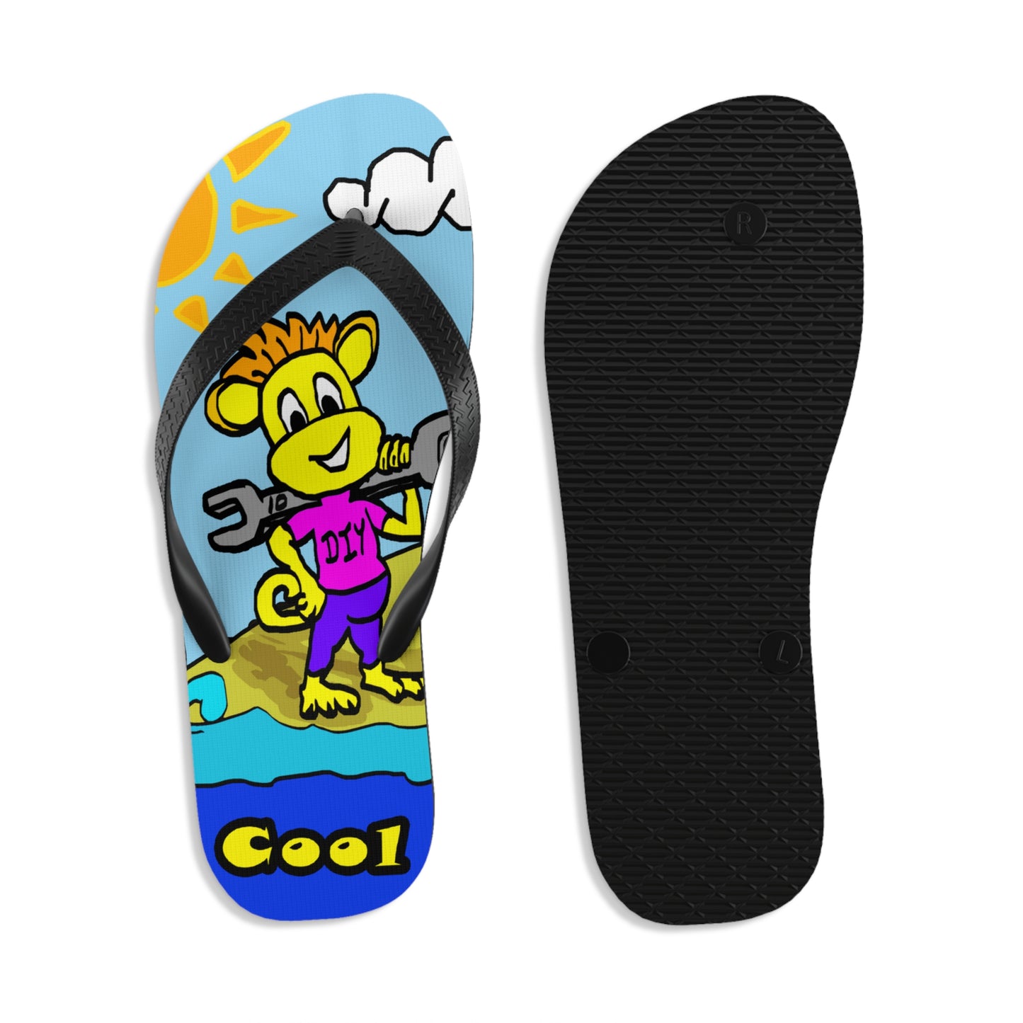 Cool Girl Flip-Flops Large