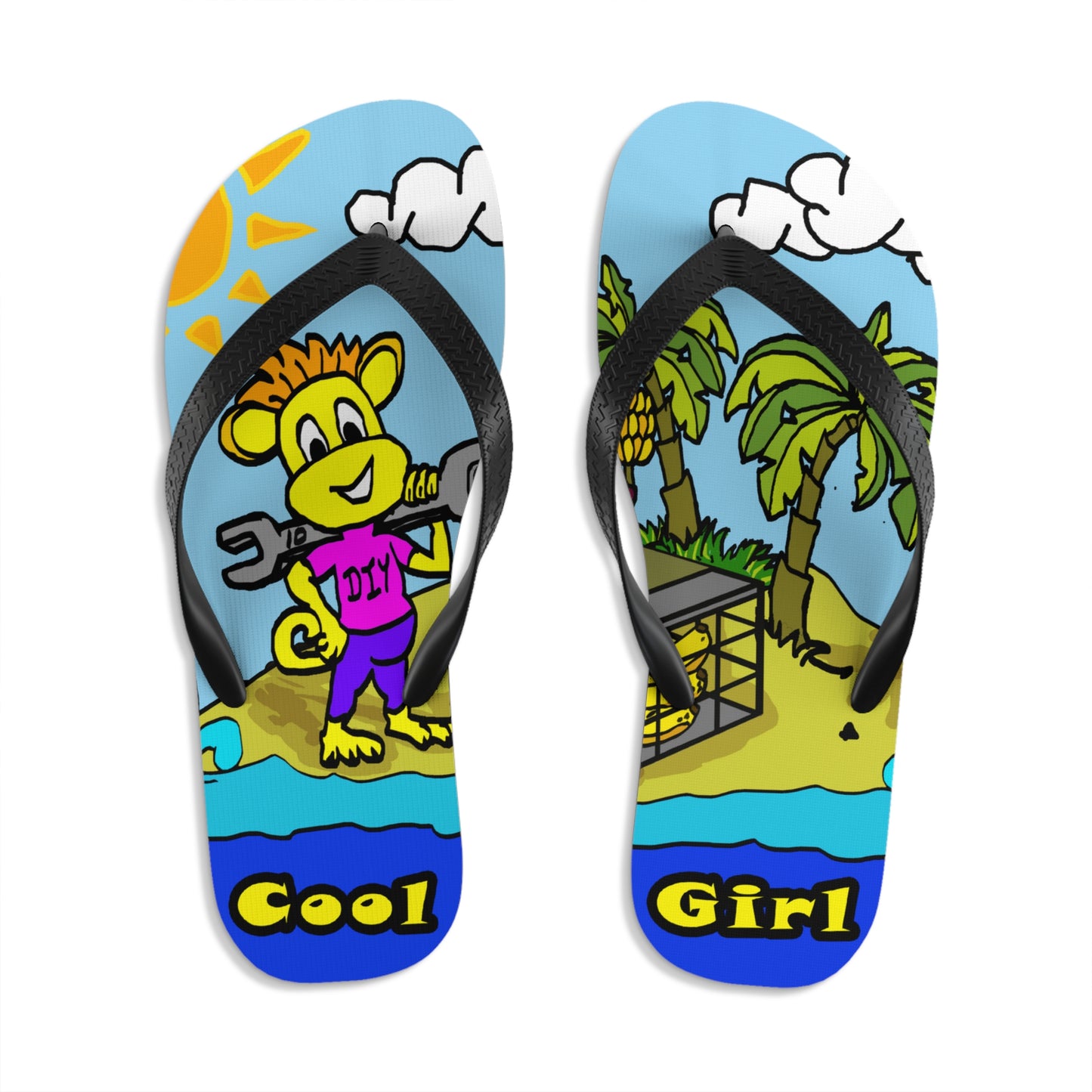 Cool Girl Flip-Flops Large