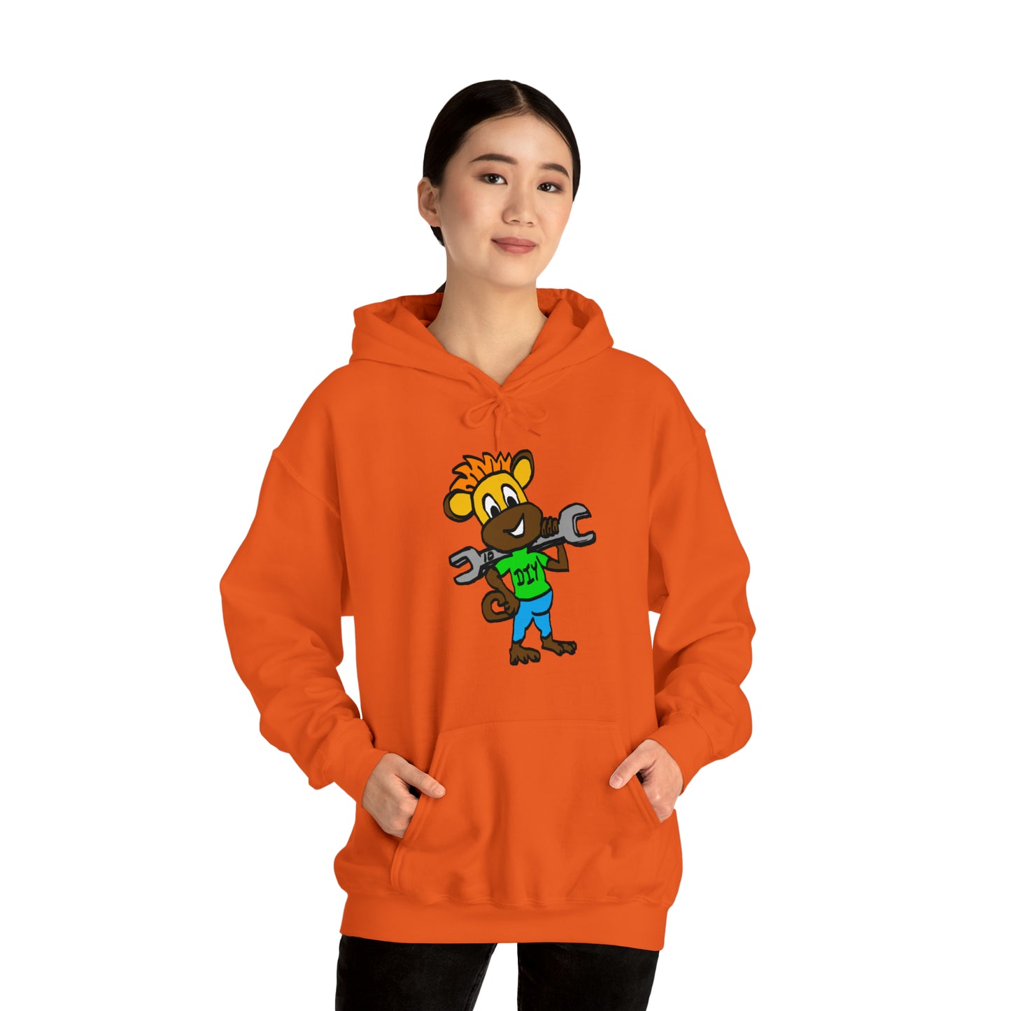 Unisex Heavy Blend™ Hooded Sweatshirt - DIY Monkey Collection