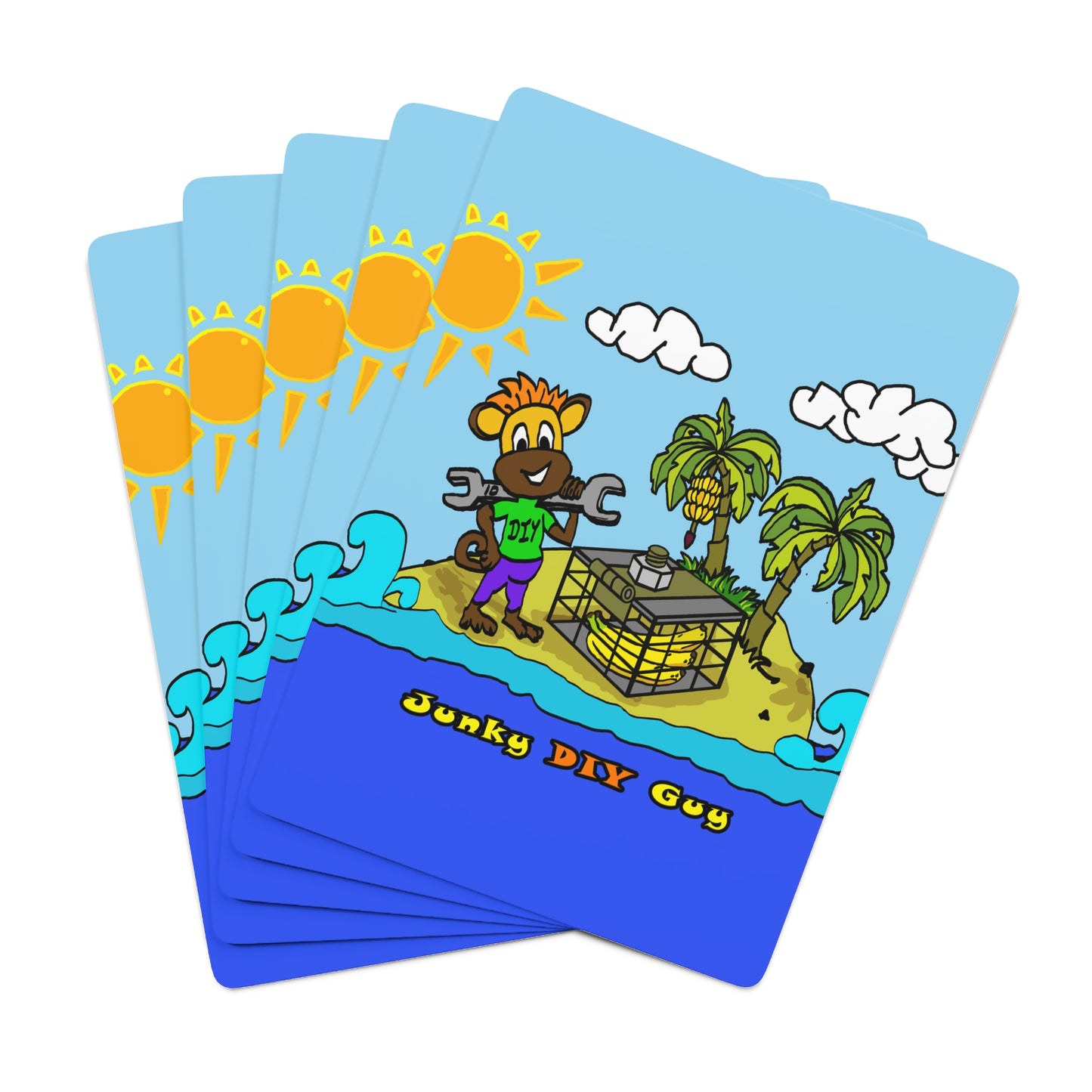 Custom Poker Cards - Banana Holiday