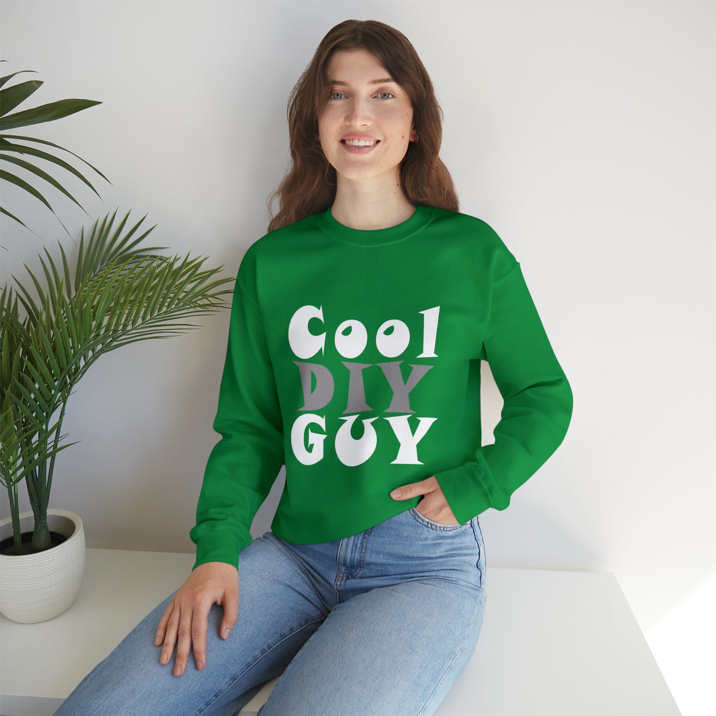 Unisex Heavy Blend™ Crewneck Sweatshirt - Cool DIY Guy Collection